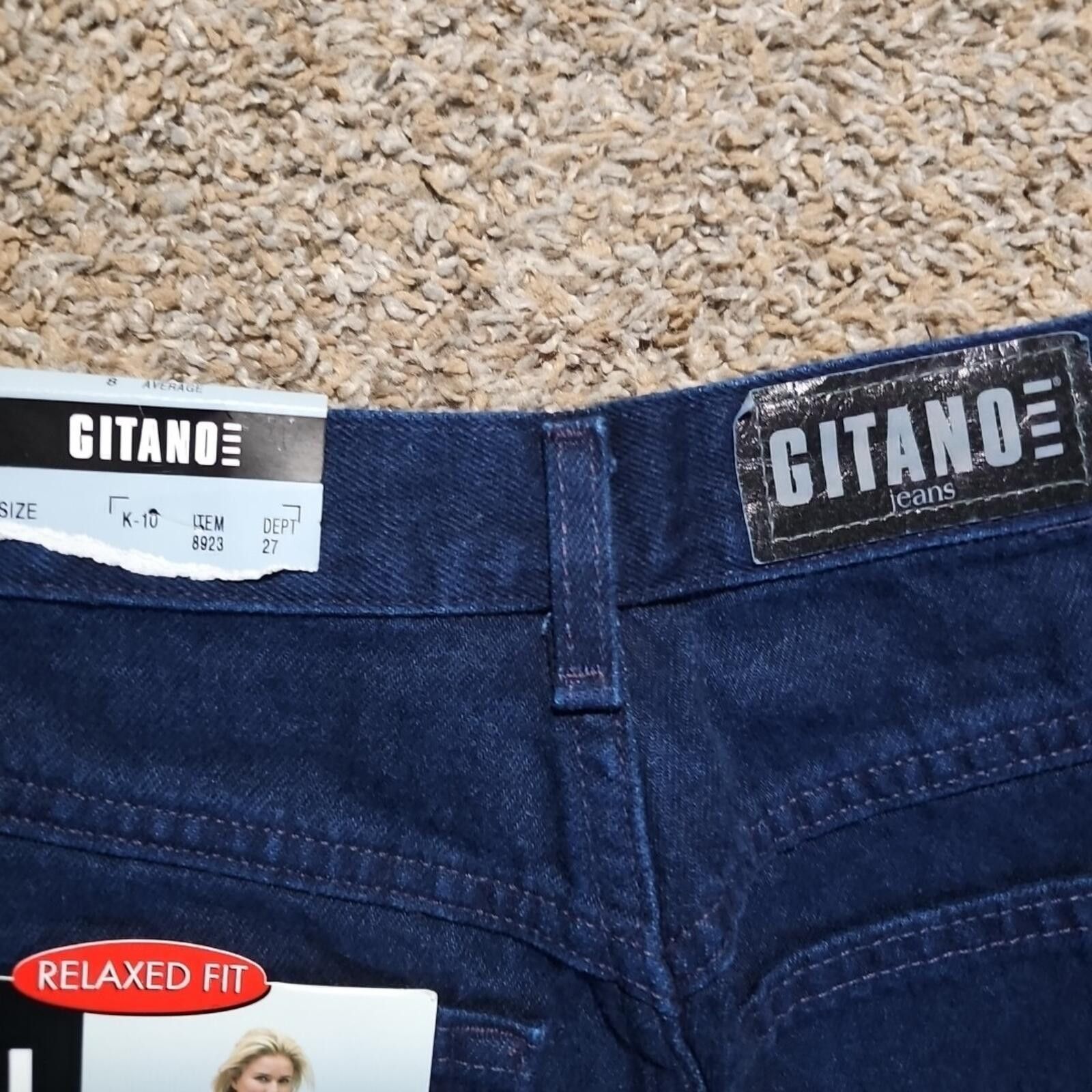 Other Gitano Relaxed Fit Sz 8 Average Jeans Blue NWT NWD Size 30" / US 8 / IT 44 - 6 Thumbnail