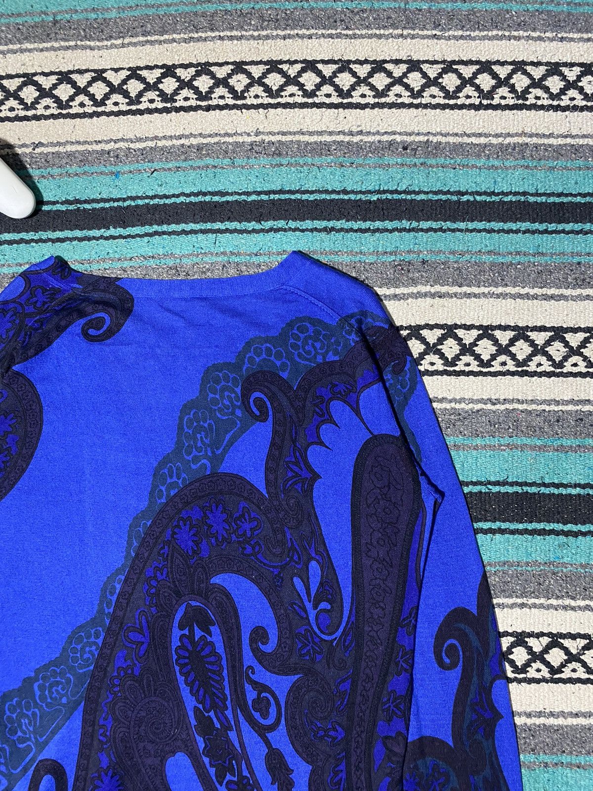 Etro Etro Paisley Jacquard Cardigan In Blue Size US M / EU 48-50 / 2 - 9 Thumbnail