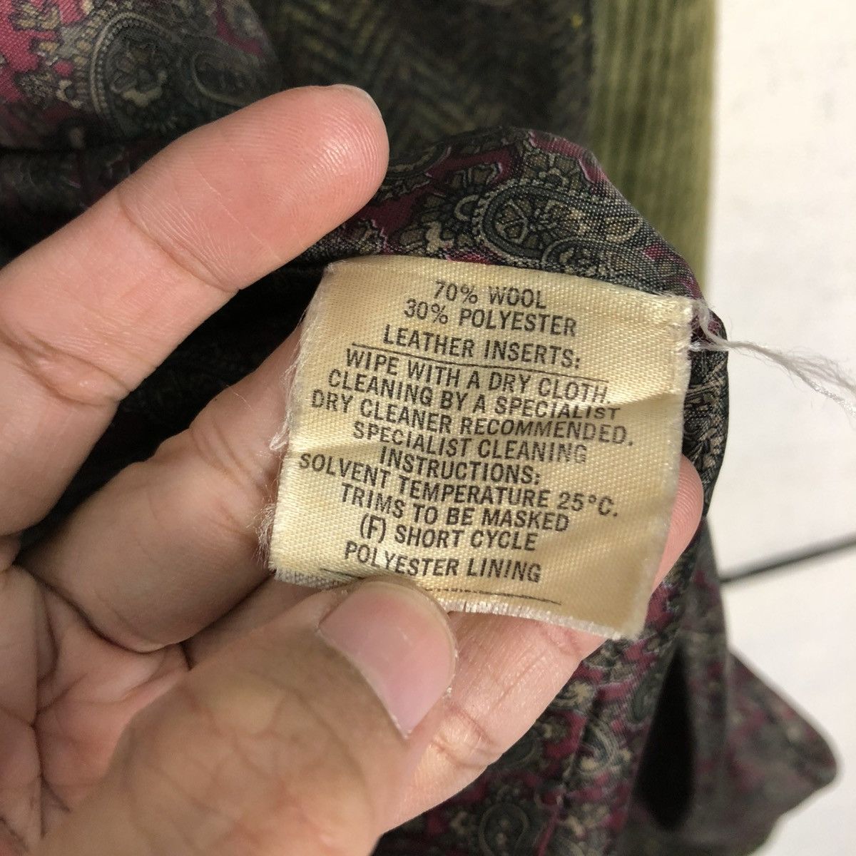 Japanese Brand 🔥VINTAGE PATCH WORK LEATHER WOOL JACKET JAGMEN ISSEY MIYAKE Size US M / EU 48-50 / 2 - 20 Thumbnail