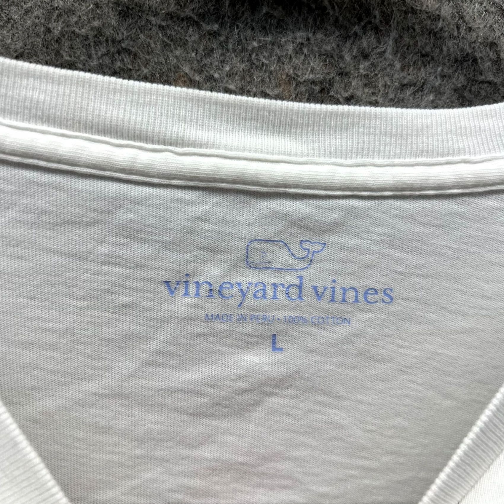 Vineyard Vines Vineyard Vines Shirt Men L White Long Sleeve Crew Neck Logo Whale Tie The One On Size US L / EU 52-54 / 3 - 2 Thumbnail