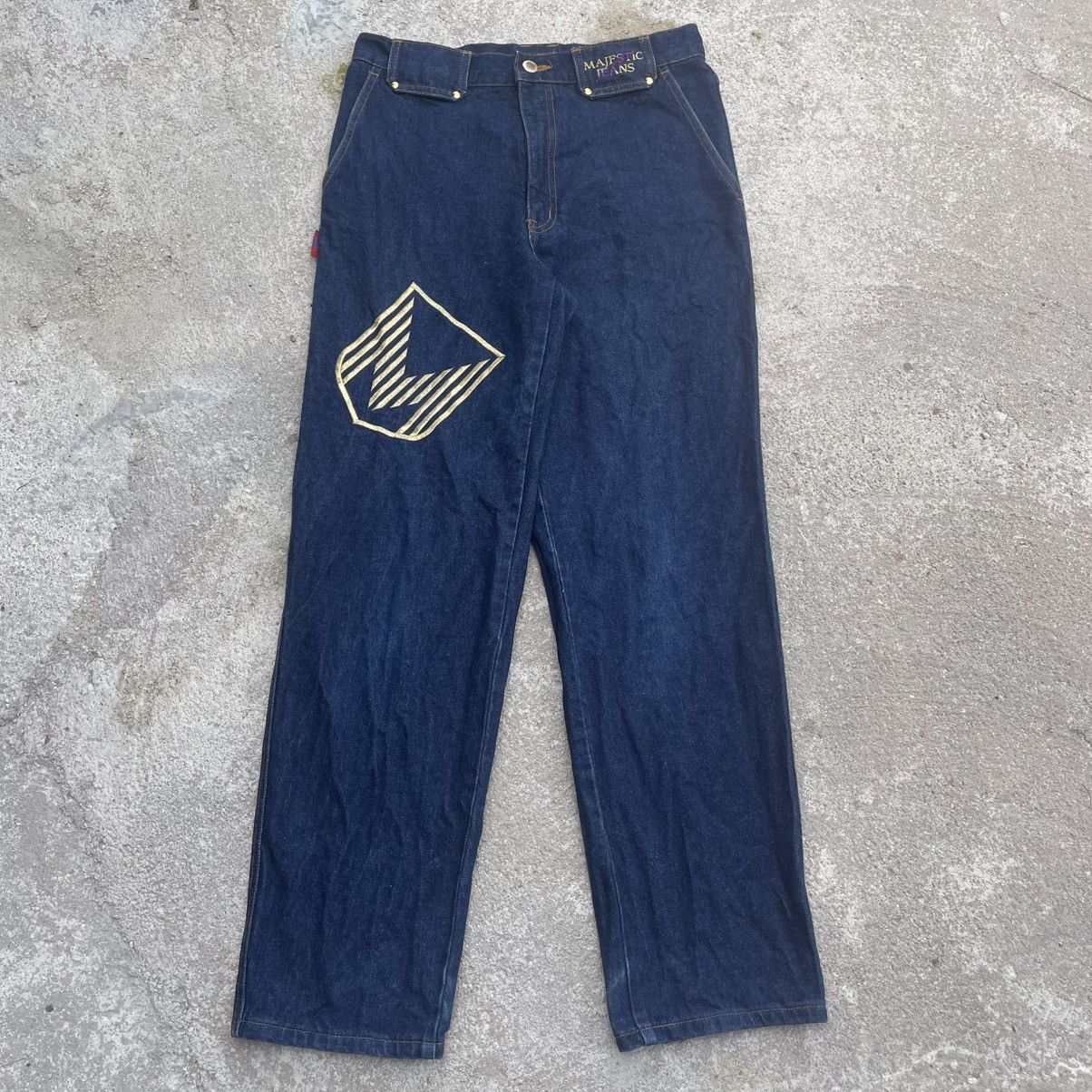 Majestic × Vintage “MAJESTIC” CRAZY VINTAGE MAJESTIC JEANS Size US 31 - 1 Thumbnail