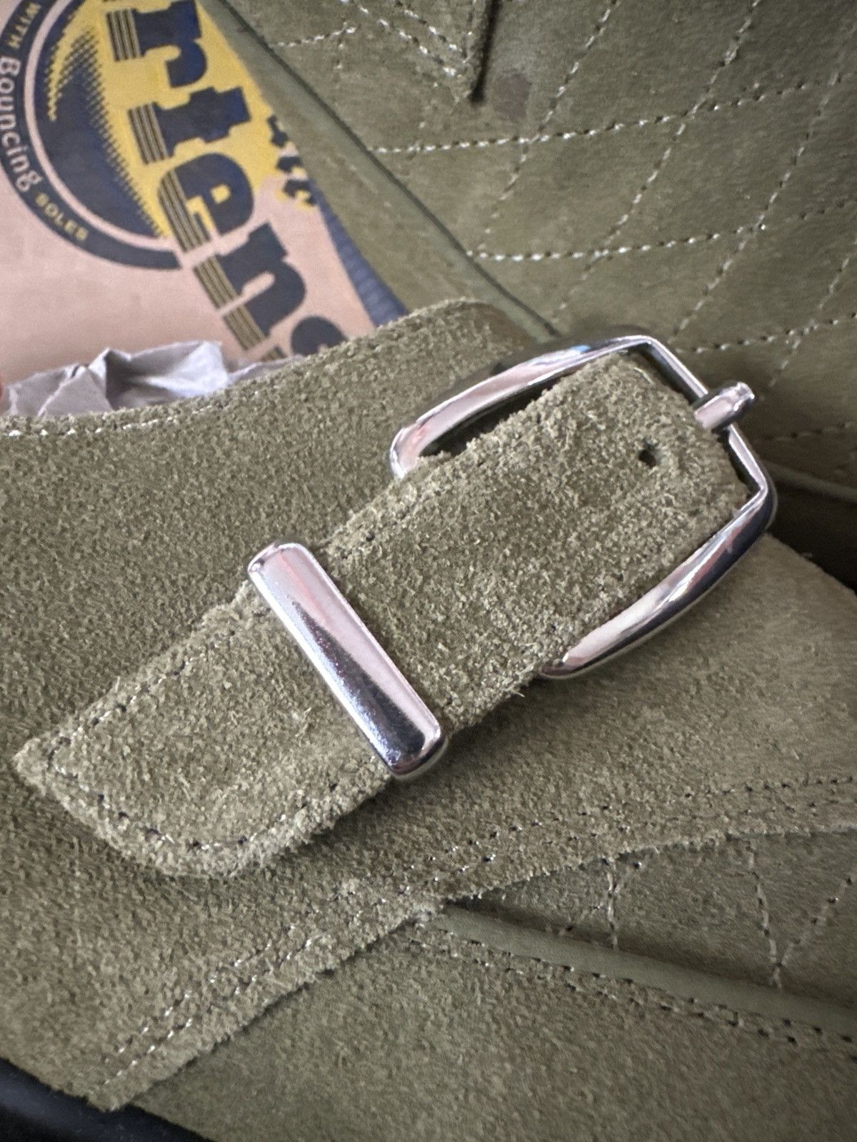 Dr. Martens × Supreme Dr Martins x Supreme Suede Rousden II Olive Green UK9 SS2017 Size US 9 / EU 42 - 7 Thumbnail