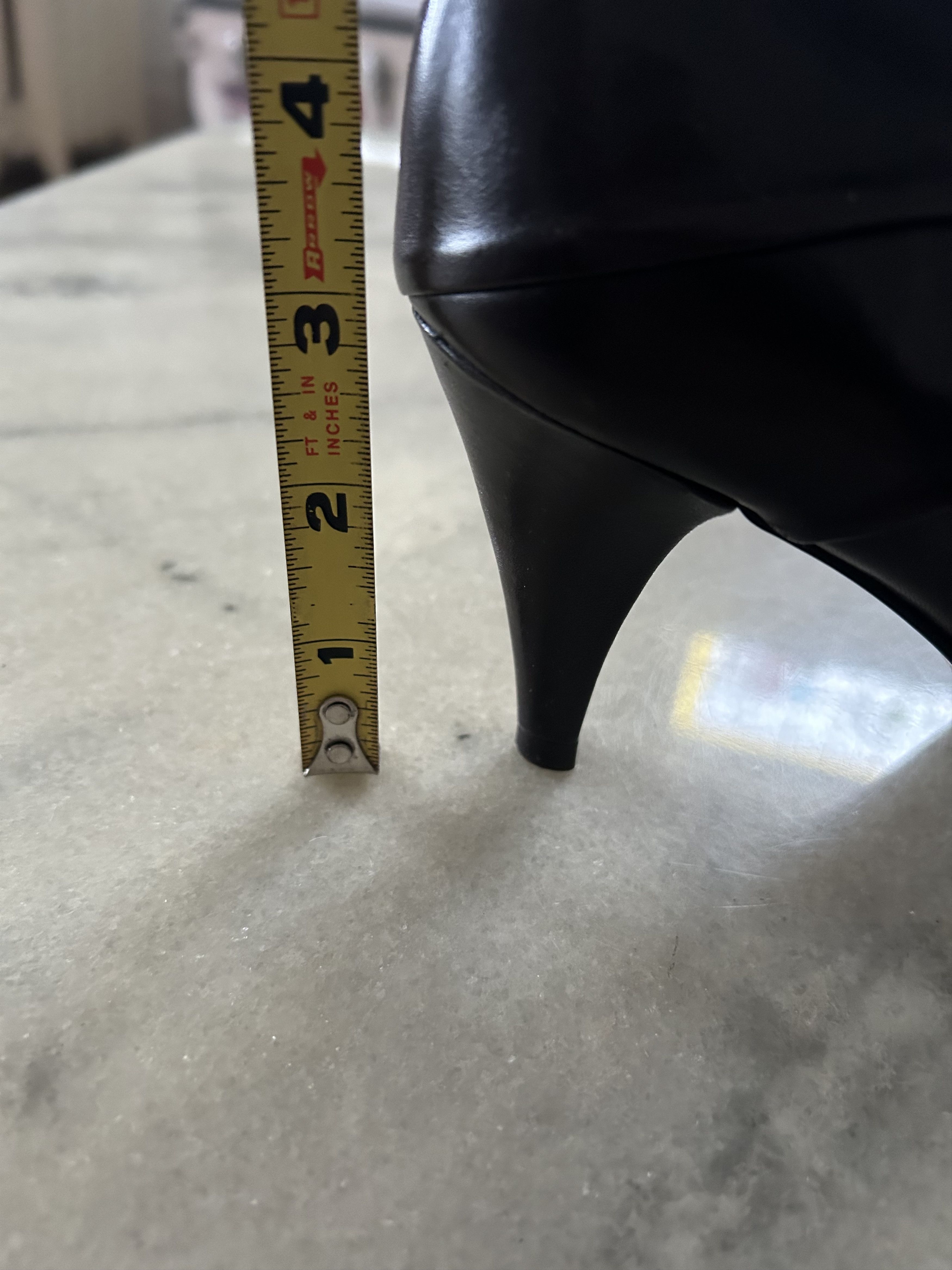 Other Antonio Melani Dark Brown Leather Ankle Booties 7.5 Heels Size US 7.5 / IT 37.5 - 8 Thumbnail