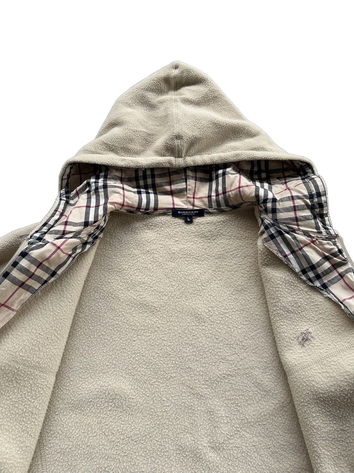 Burberry Burberry London Hooded Fleece Jacket Size US L / EU 52-54 / 3 - 8 Thumbnail