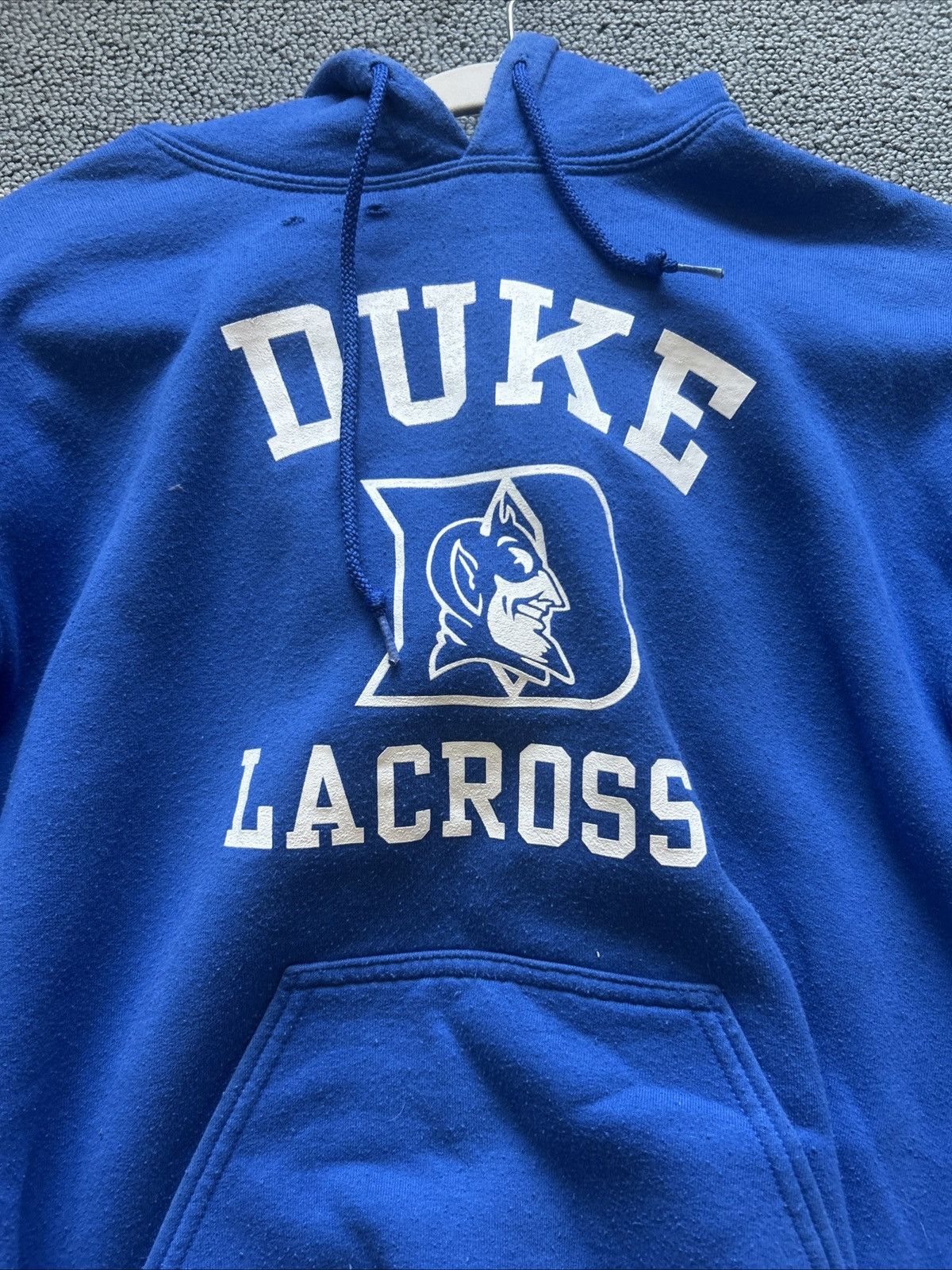 Gildan Duke Lacrosse Blue Hoodie, Size small Size US S / EU 44-46 / 1 - 2 Thumbnail