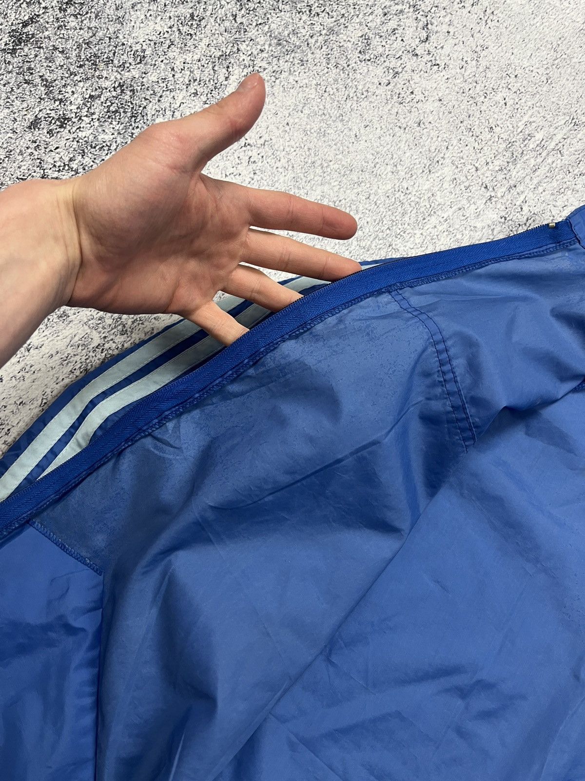 Adidas × Vintage Vintage Adidas 90’s Windbreaker Nylon Track Jacket Rare Y2k Size US S / EU 44-46 / 1 - 18 Thumbnail