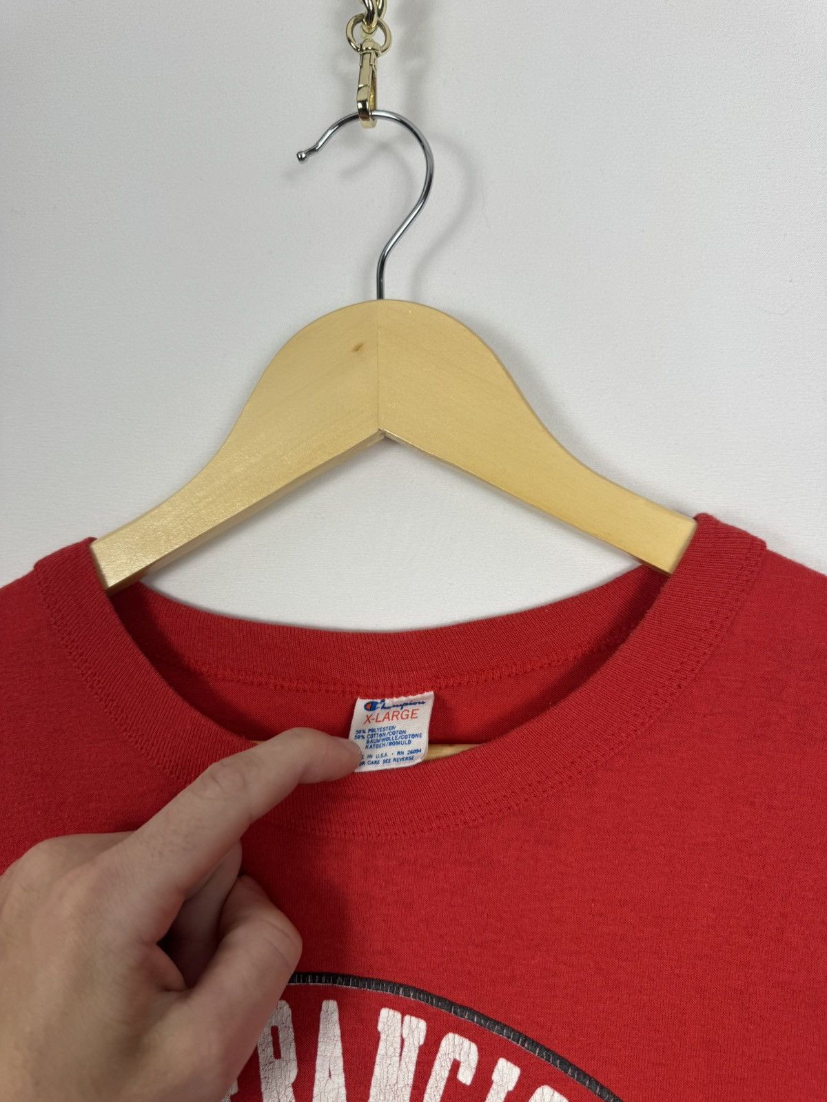Champion Vintage 80s Champion San Francisco 49ers Tee Size US L / EU 52-54 / 3 - 5 Thumbnail