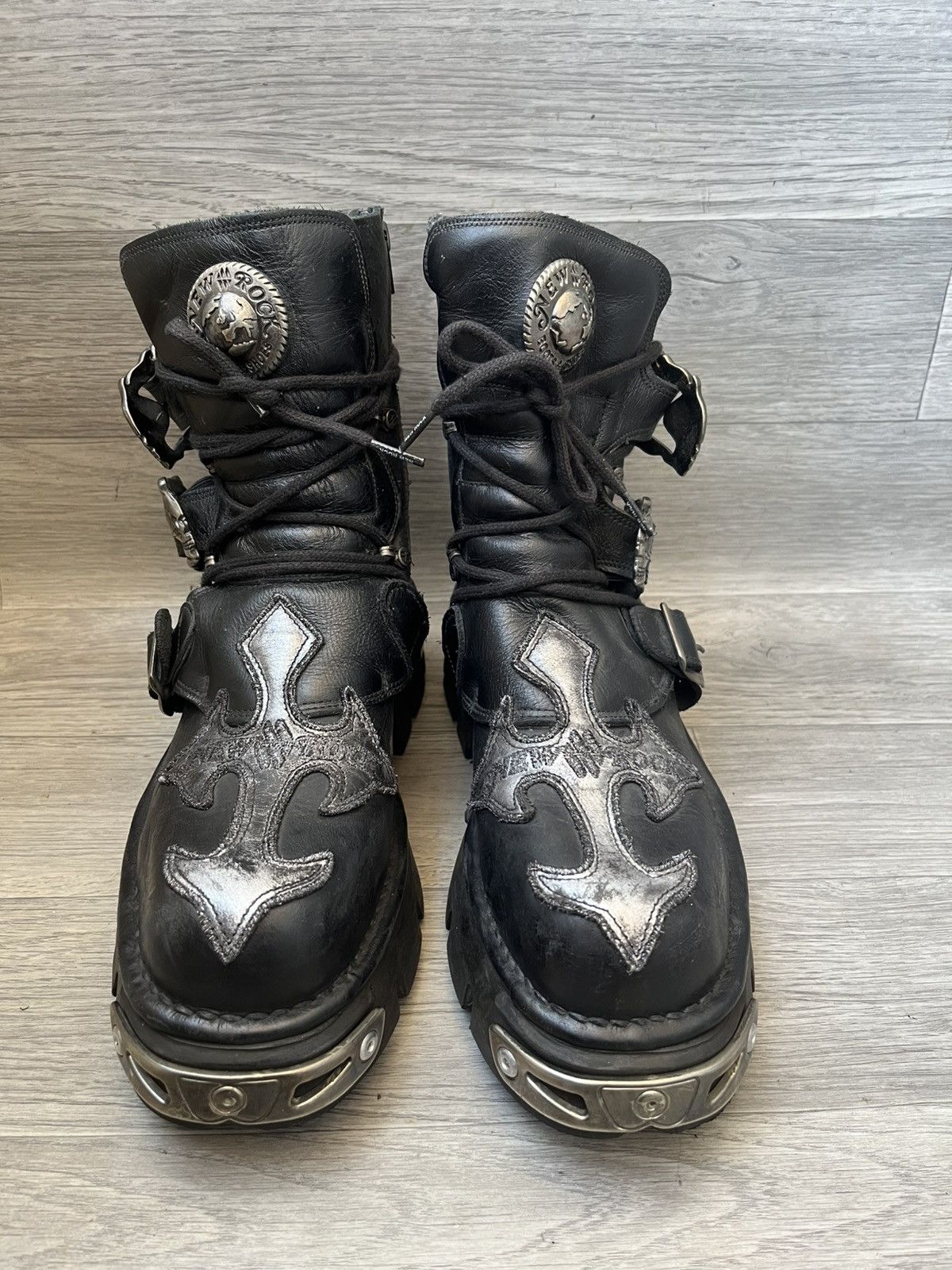 New Rock New rock reactor gothic boots sz 40 Size US 7 / EU 40 - 2 Thumbnail