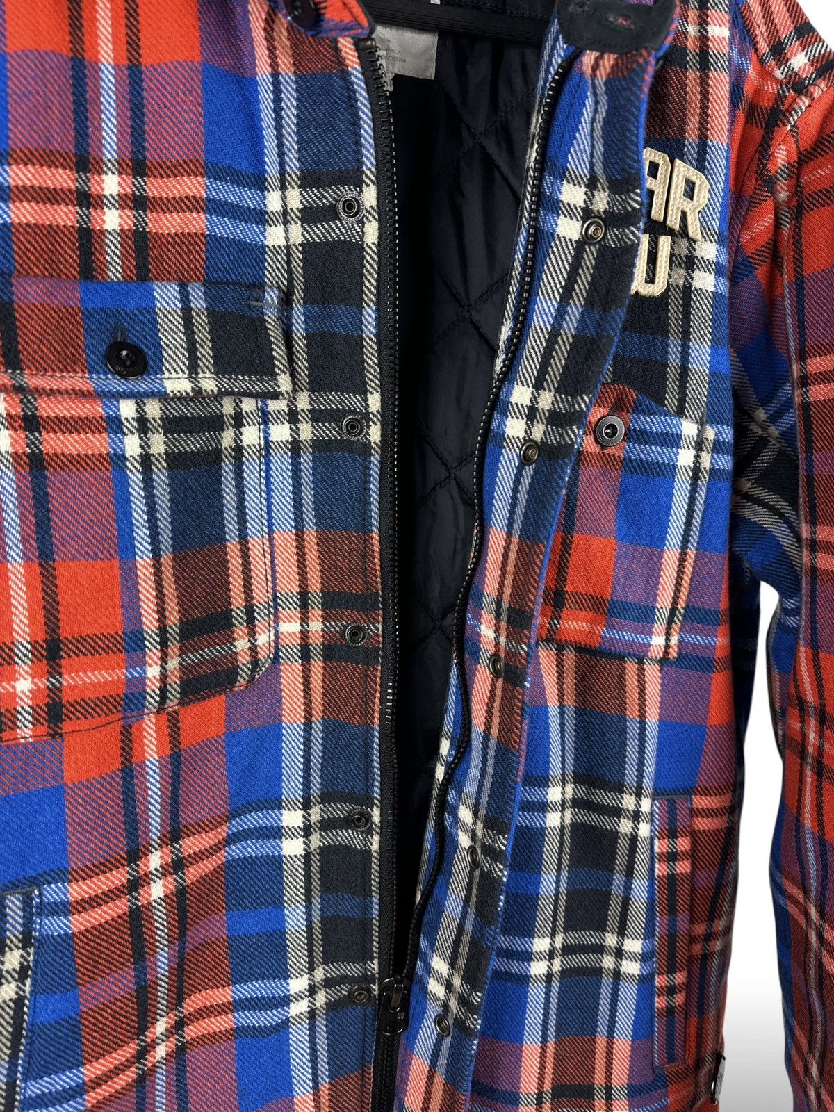 G-Star G-Star Raw Forest Quilted Overshirt L/S Acrylic Wool Jacket Size US L / EU 52-54 / 3 - 14 Thumbnail