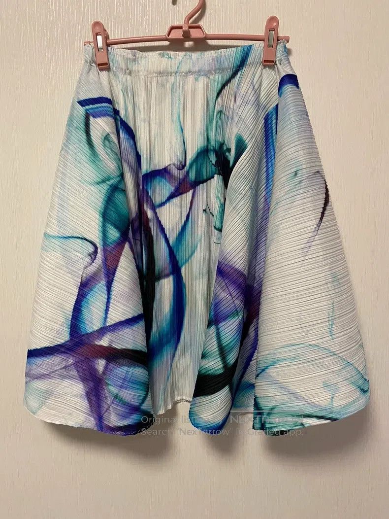 Issey Miyake Issey Miyake size:5 Blue Midi Skirt Size 24" / US 00 / IT 34 - 1 Thumbnail
