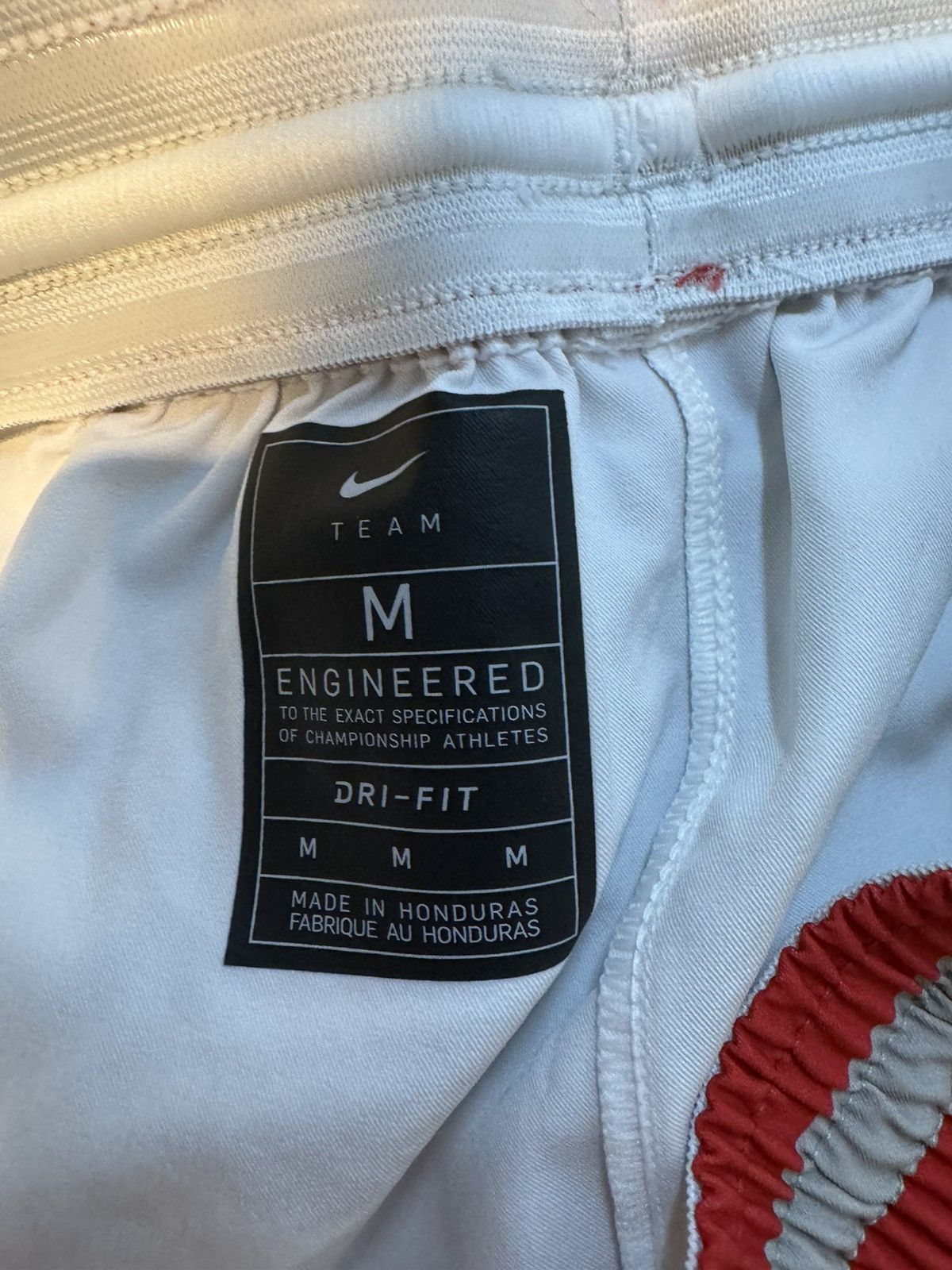 Nike Nike Ohio State Buckeyes Basketball Short Women's M White Size 32" / US 10 / IT 46 - 5 Thumbnail