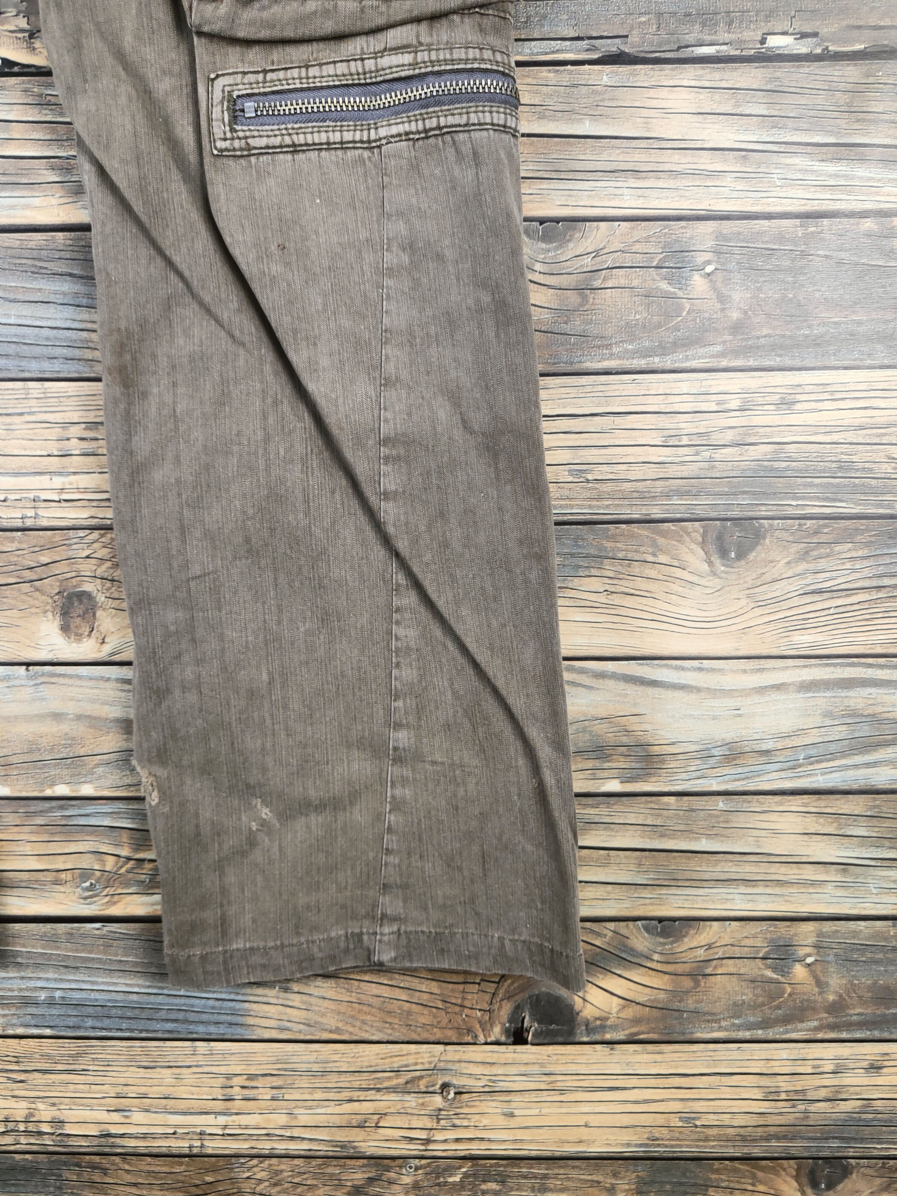 Surplus Research DL Surplus Brown Multipocket Cargo Pants #46-001 Size US 30 / EU 46 - 7 Thumbnail