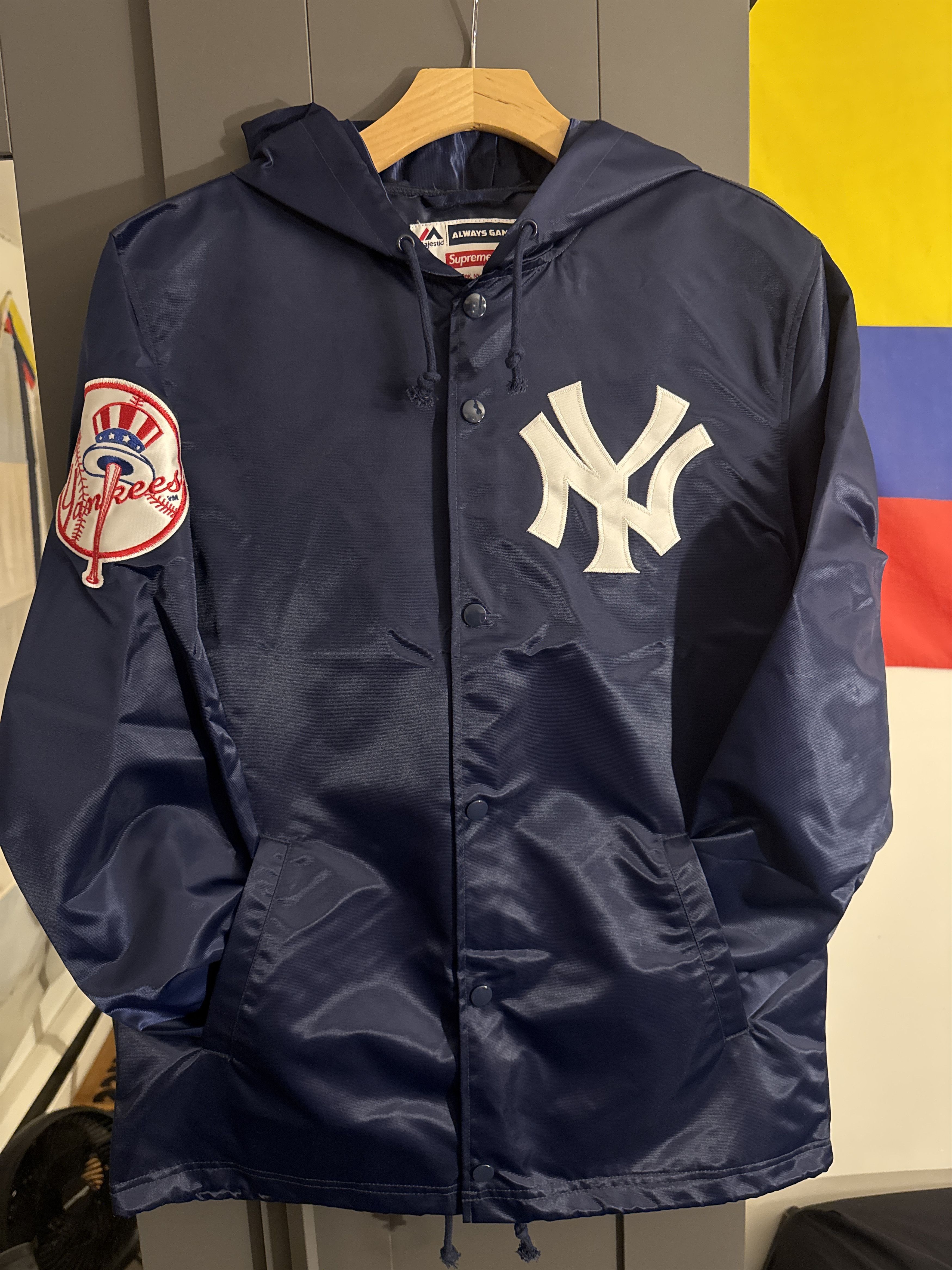 Supreme Supreme satin hooded track jacket | Grailed