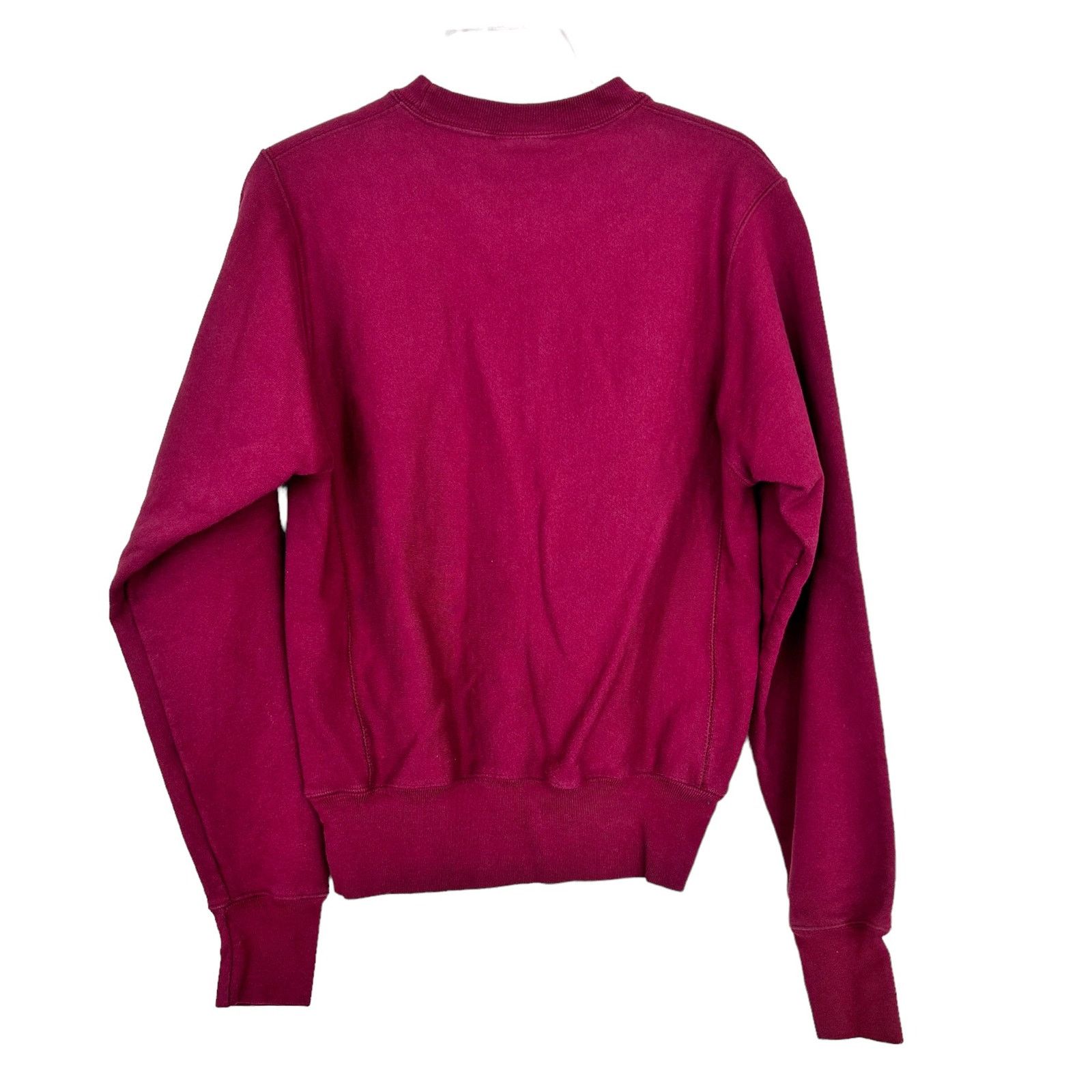 Champion Champion Maroon Reverse Weave Crewneck Sweatshirt Sz XS Size XS / US 0-2 / IT 36-38 - 4 Thumbnail