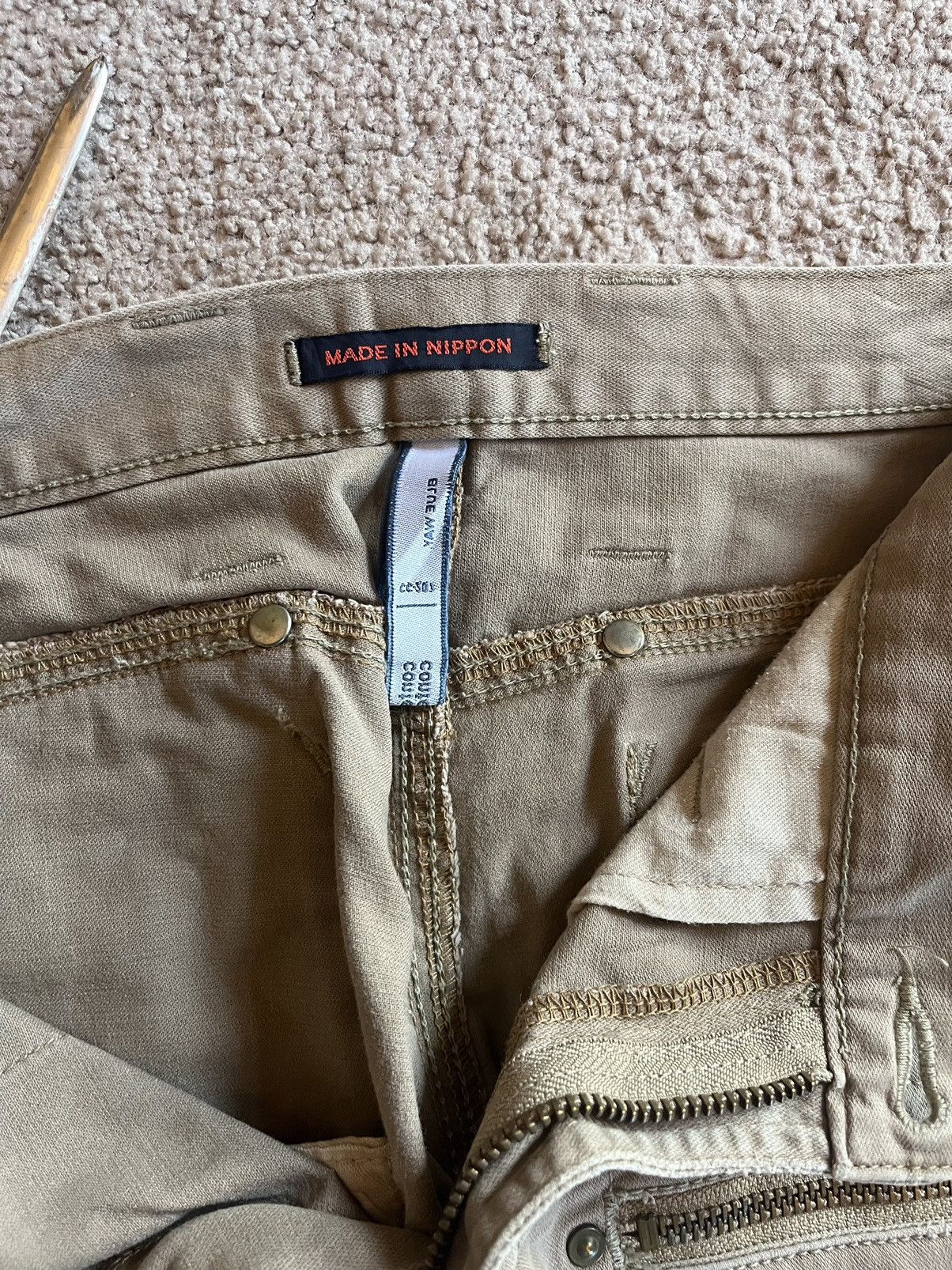 Number (N)ine Blue Way Khaki Cargo denim Size US 30 / EU 46 - 6 Thumbnail