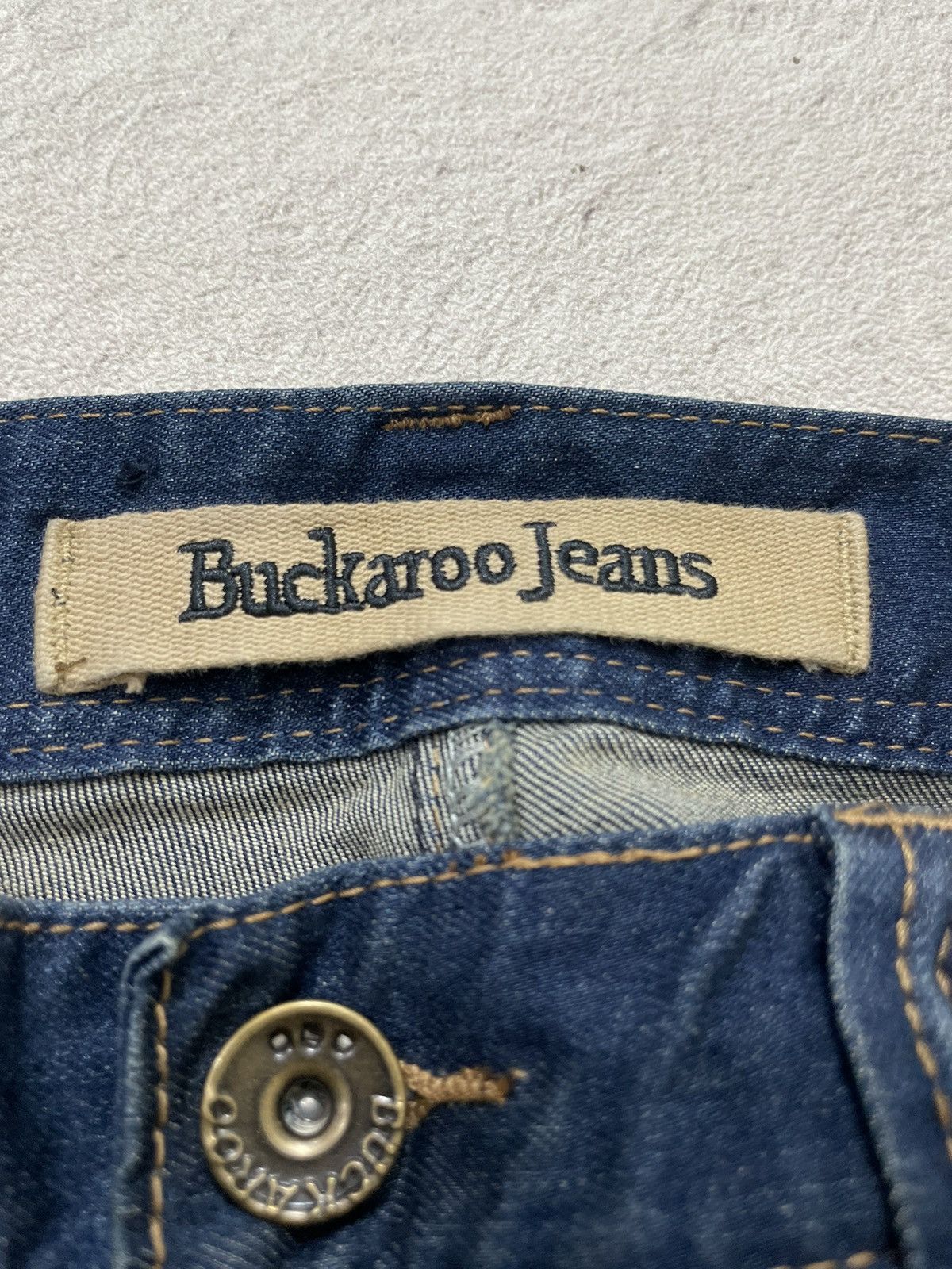 Japanese Brand 2000s Buckaro Distressed Blue Denim y2k Size US 29 - 6 Thumbnail