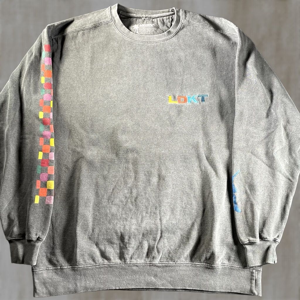 Aigle Lauren Daigle Sweatshirt Mens Large Gray LDKT Embroidered Pullover Size US L / EU 52-54 / 3 - 1 Thumbnail