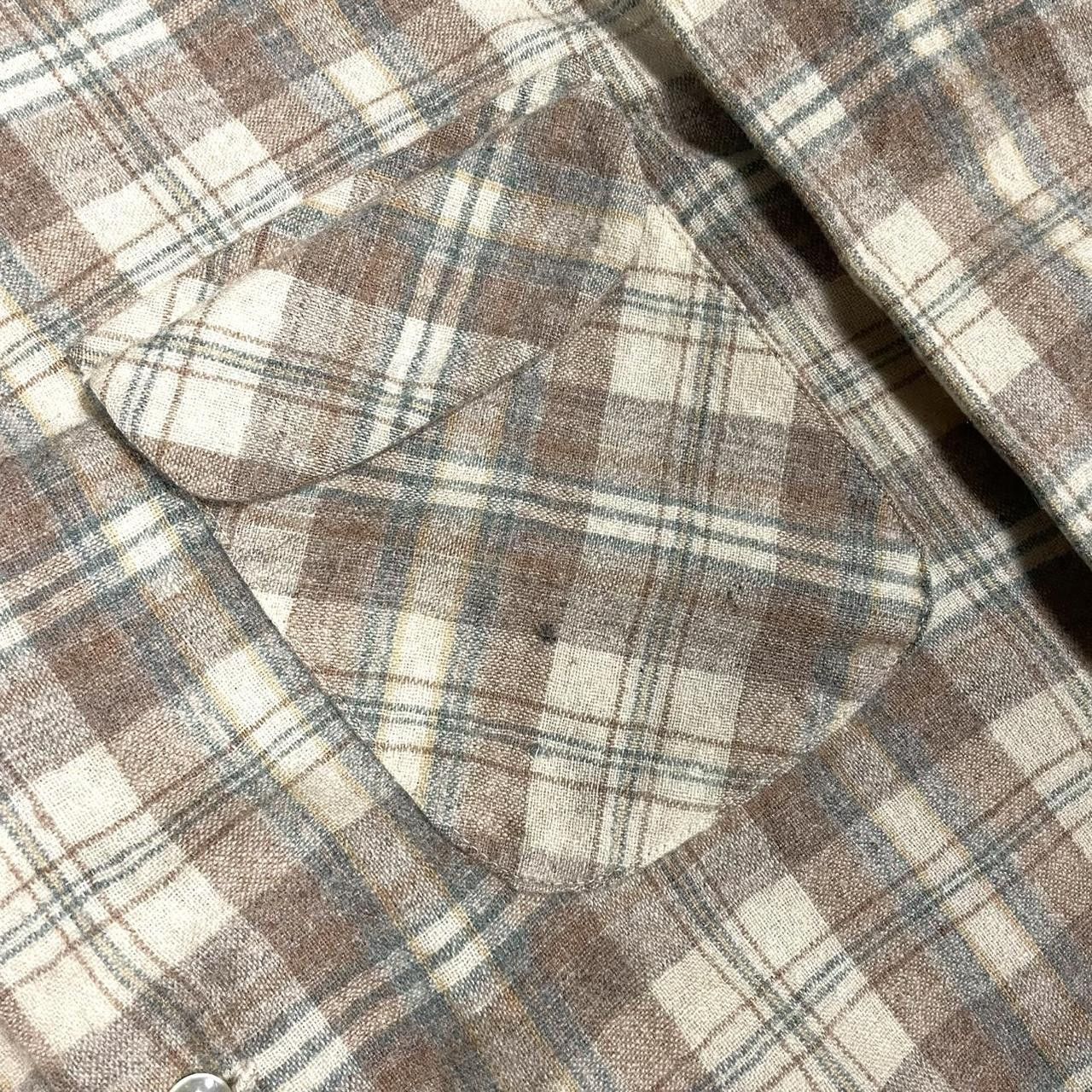 Pendleton × Vintage Vintage 60s Wool Pendleton Flannel Shirt Size US L / EU 52-54 / 3 - 3 Thumbnail
