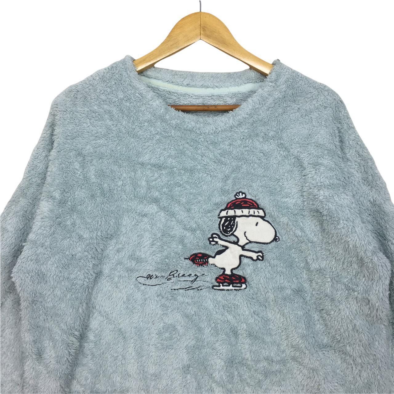 Peanuts Vtg PEANUTS Crewneck Fleece Sweatshirt Big Size L / US 10 / IT 46 - 2 Thumbnail