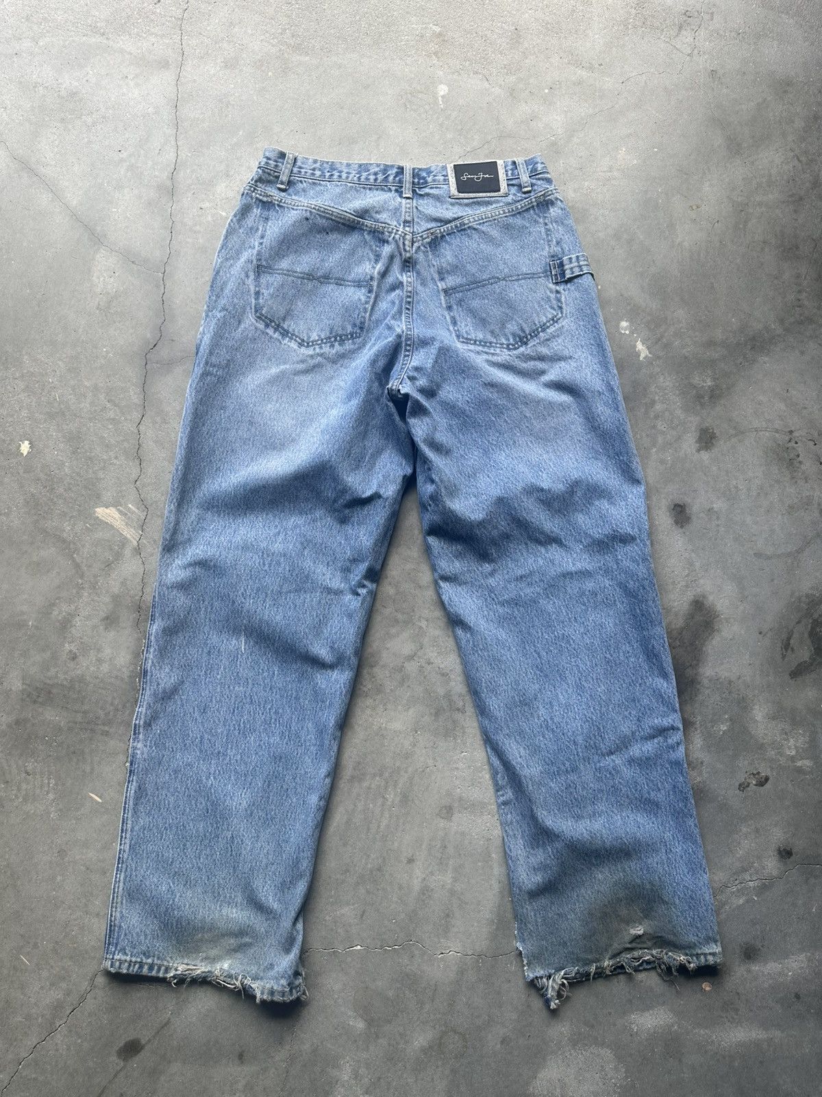 Sean John SEAN JOHN Y2K BAGGY LOOSE CARPENTER DENIM JEANS Size US 32 / EU 48 - 7 Thumbnail