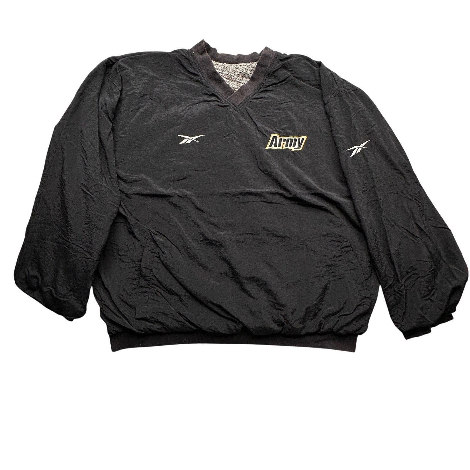 Reebok Vintage Reebok Army Reversible Windbreaker Pullover Mens XL Size US XL / EU 56 / 4 - 1 Thumbnail