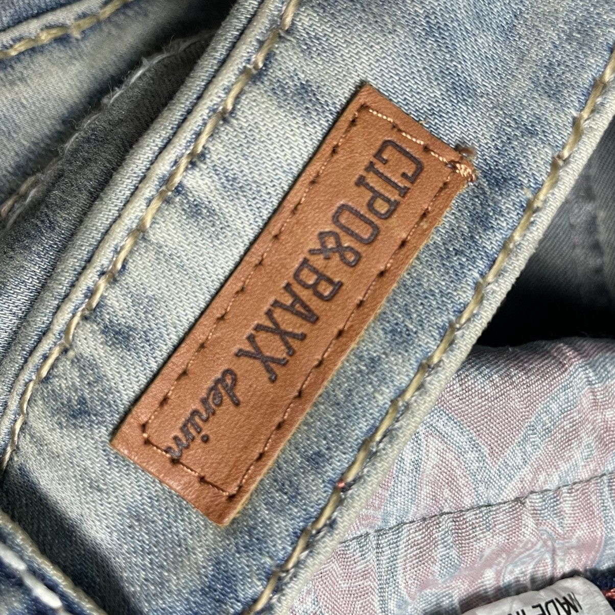 Hysteric Glamour CIPO BAXX WASHED BLEACH SKINNY FIT DENIM PANTS Size 28" / US 6 / IT 42 - 10 Thumbnail