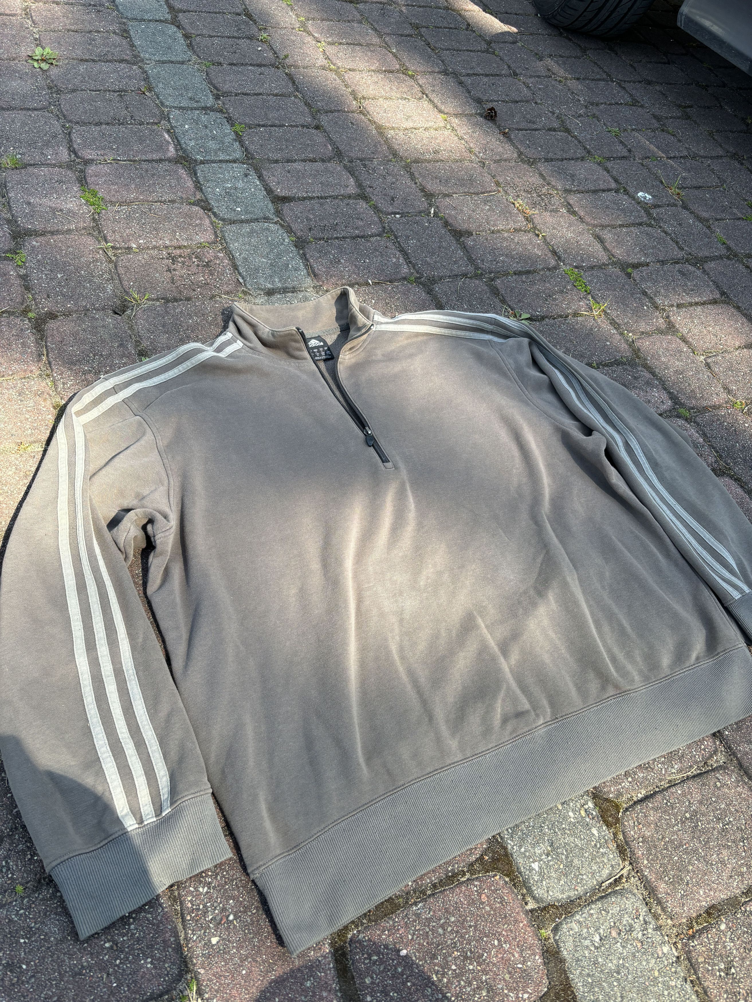 🔥 Rare Vintage Adidas Half Zip sweatshirt pattinson