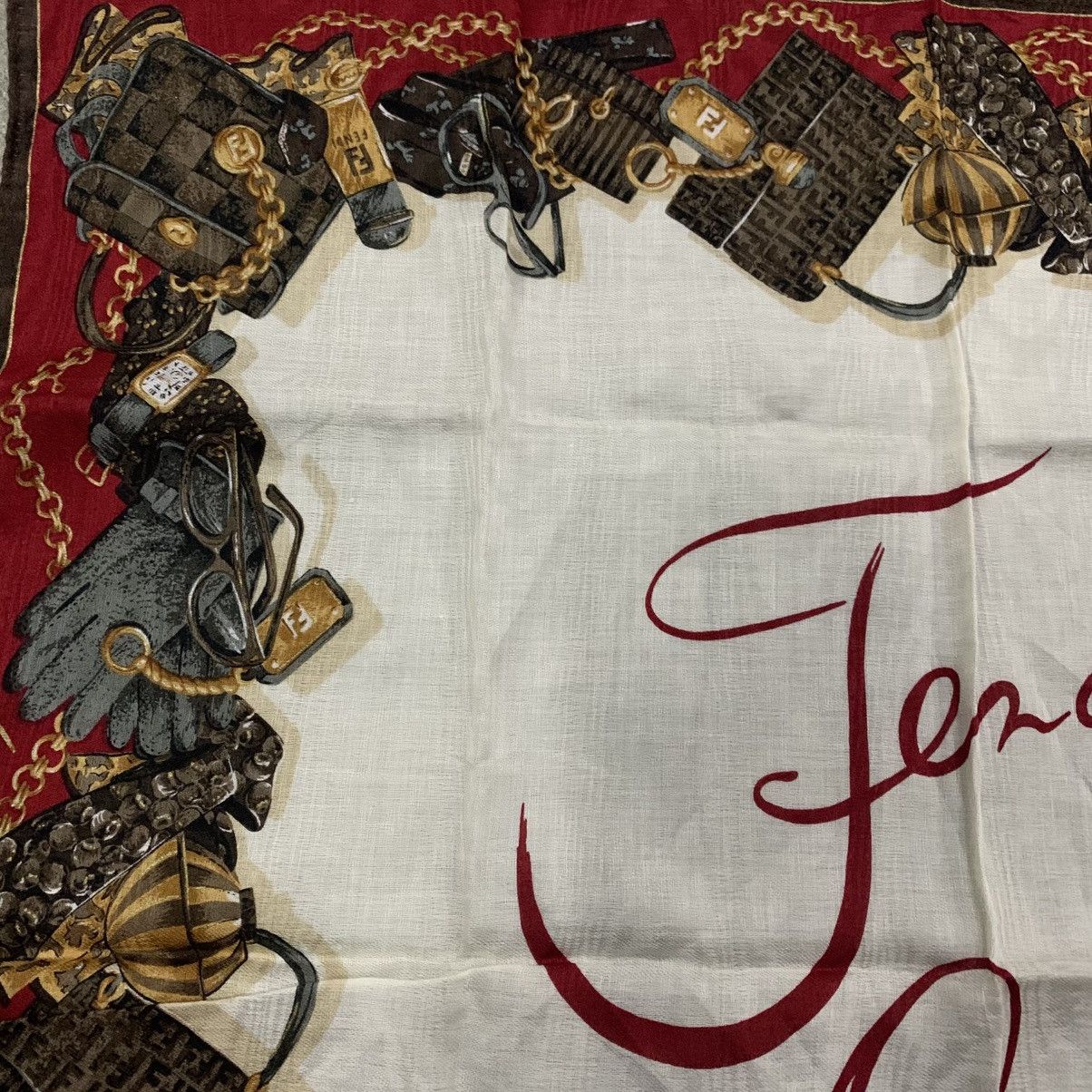 Fendi Fendi Roma Small Scarves Size ONE SIZE - 4 Thumbnail