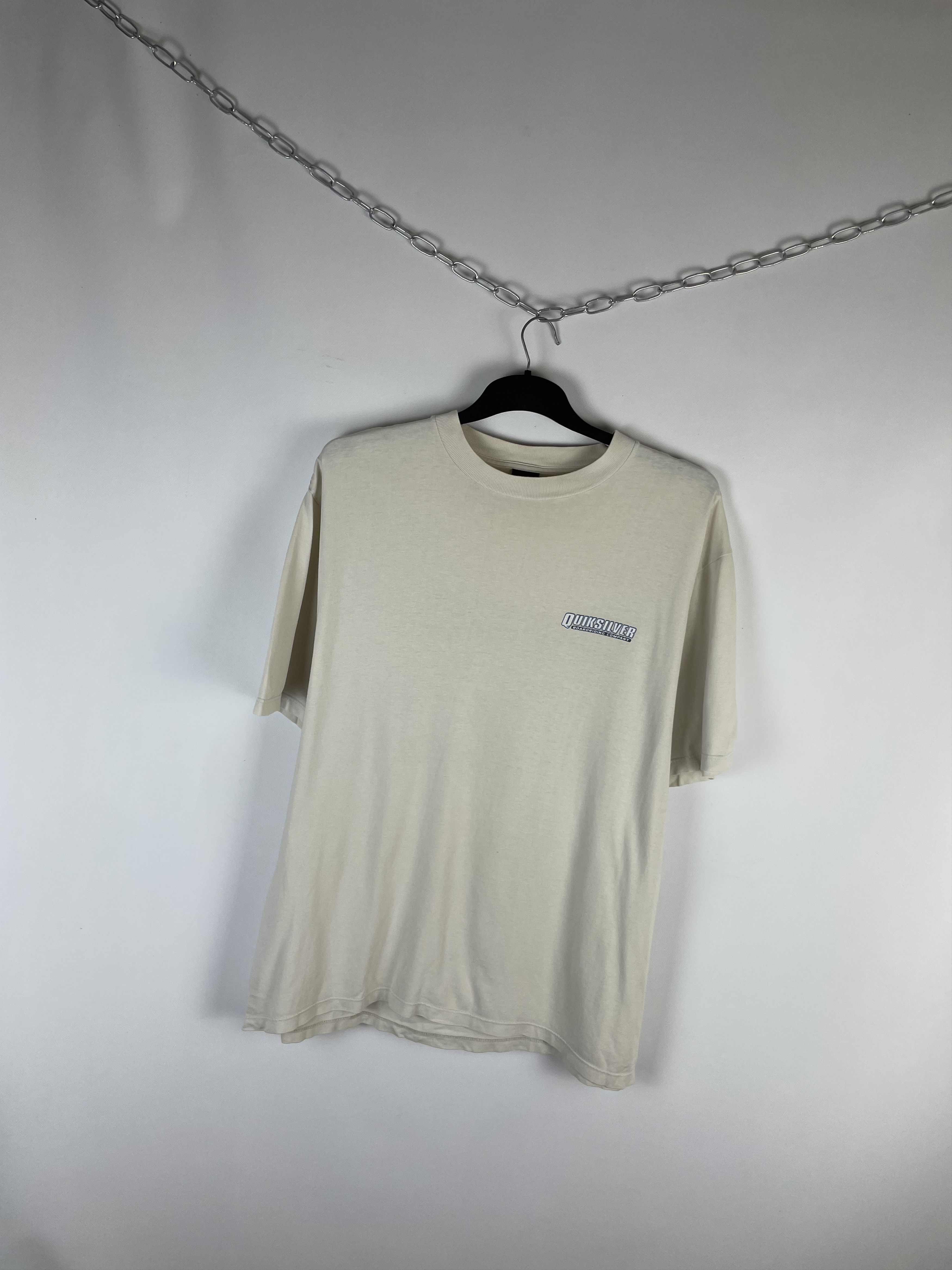 Quiksilver Vintage 90s Surf Quicksilver Big Logo Tee Size US L / EU 52-54 / 3 - 4 Thumbnail