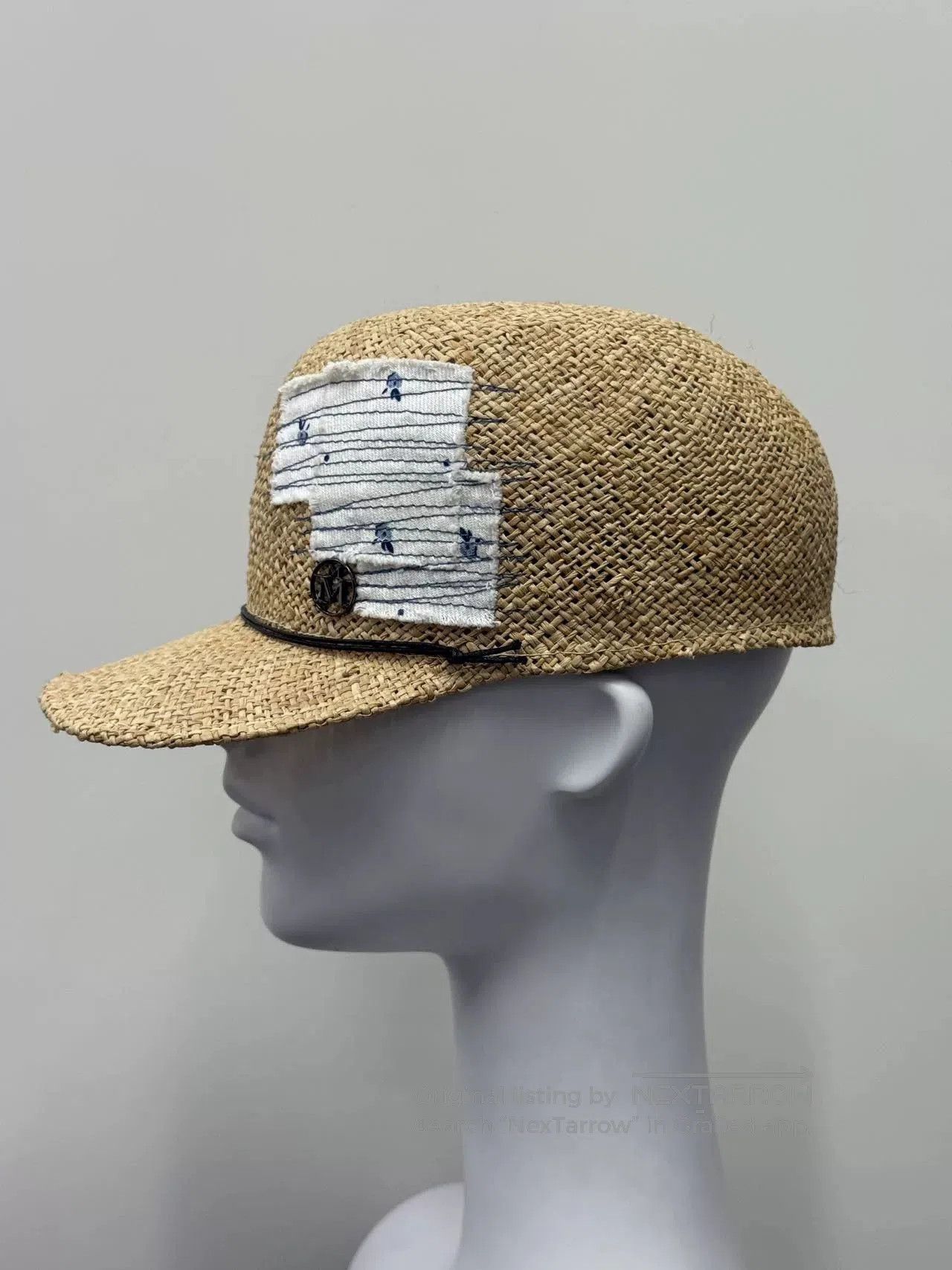 Maison Michel Maison Michel Roxy Raffia Cap. Size ONE SIZE - 3 Thumbnail