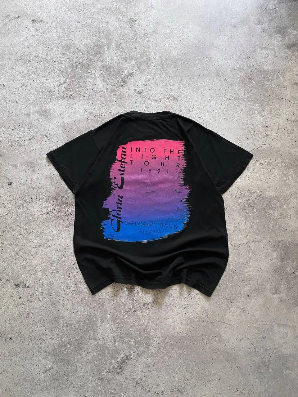 Vintage VINTAGE 1991 GLORIA ESTEFAN INTO LIGHT TOUR BROCKUM T SHIRT Size US L / EU 52-54 / 3 - 11 Thumbnail
