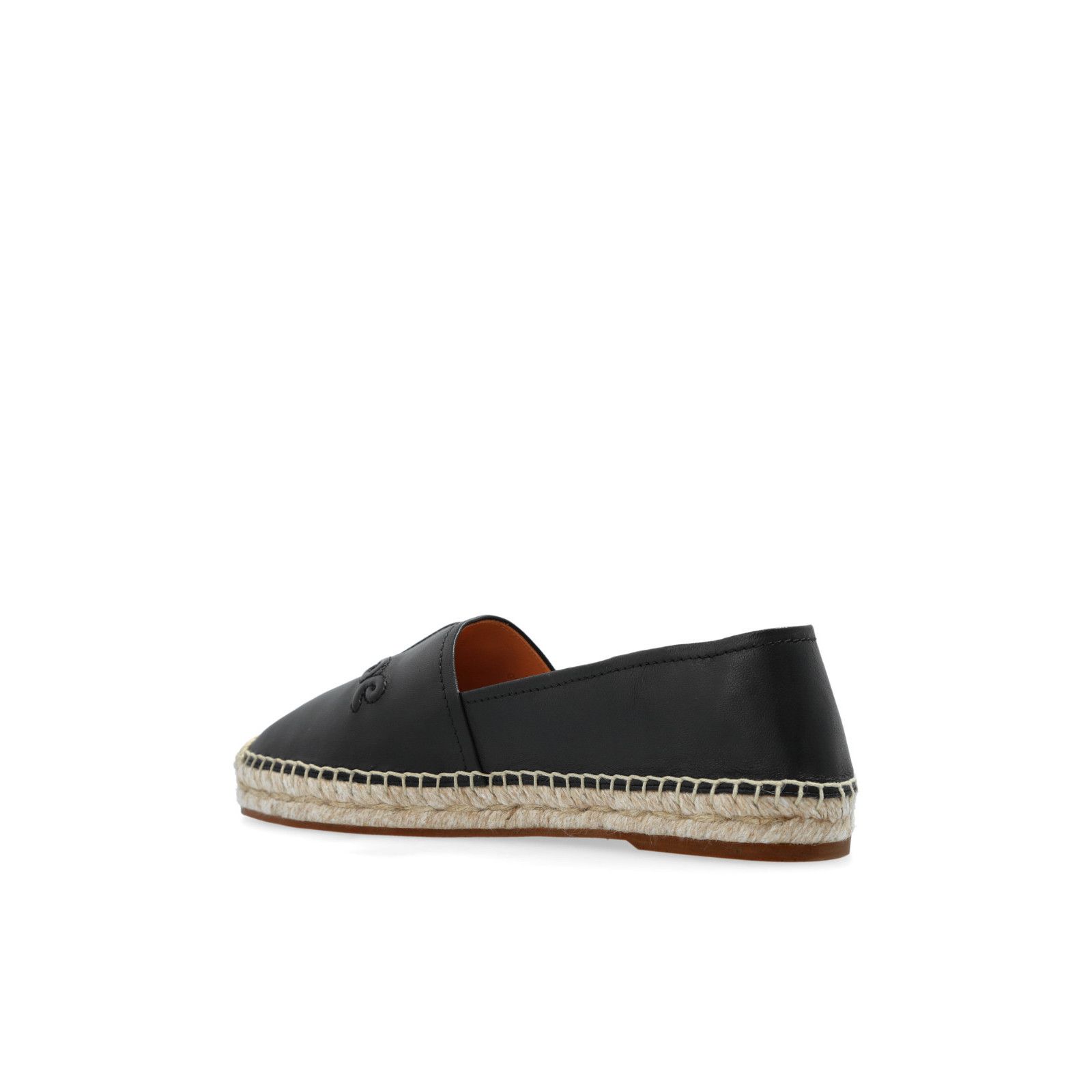Chloe Chloe Isla Black Leather Espadrilles New & Authentic (Women' Size US 12 / IT 42 - 3 Thumbnail