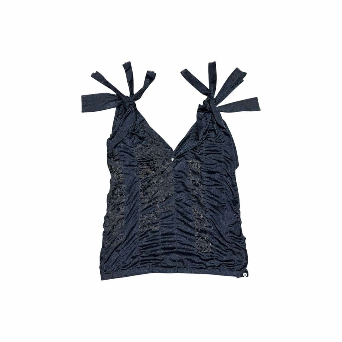 Sacai 🔥Archived Ss17 Sacai Bondage Wrinkled Top Sleeveless Size US S / EU 44-46 / 1 - 1 Thumbnail