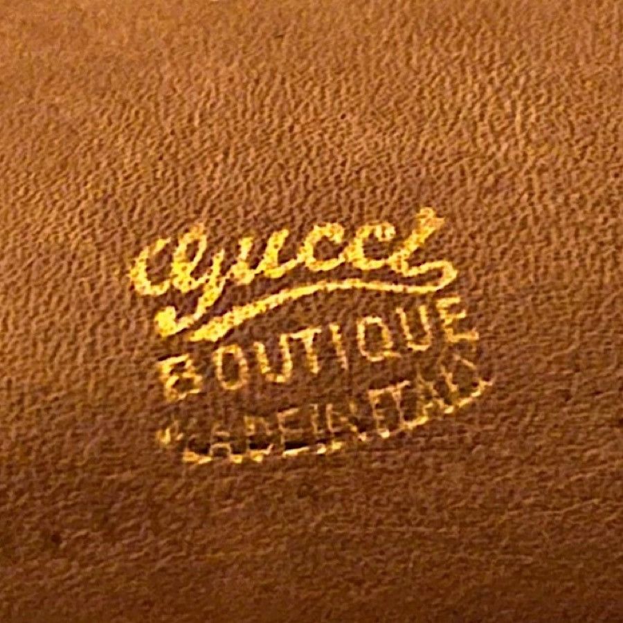 Gucci Authentic Vintage Gucci Striped GG Ring Clasp Crossbody Bag Size ONE SIZE - 10 Thumbnail