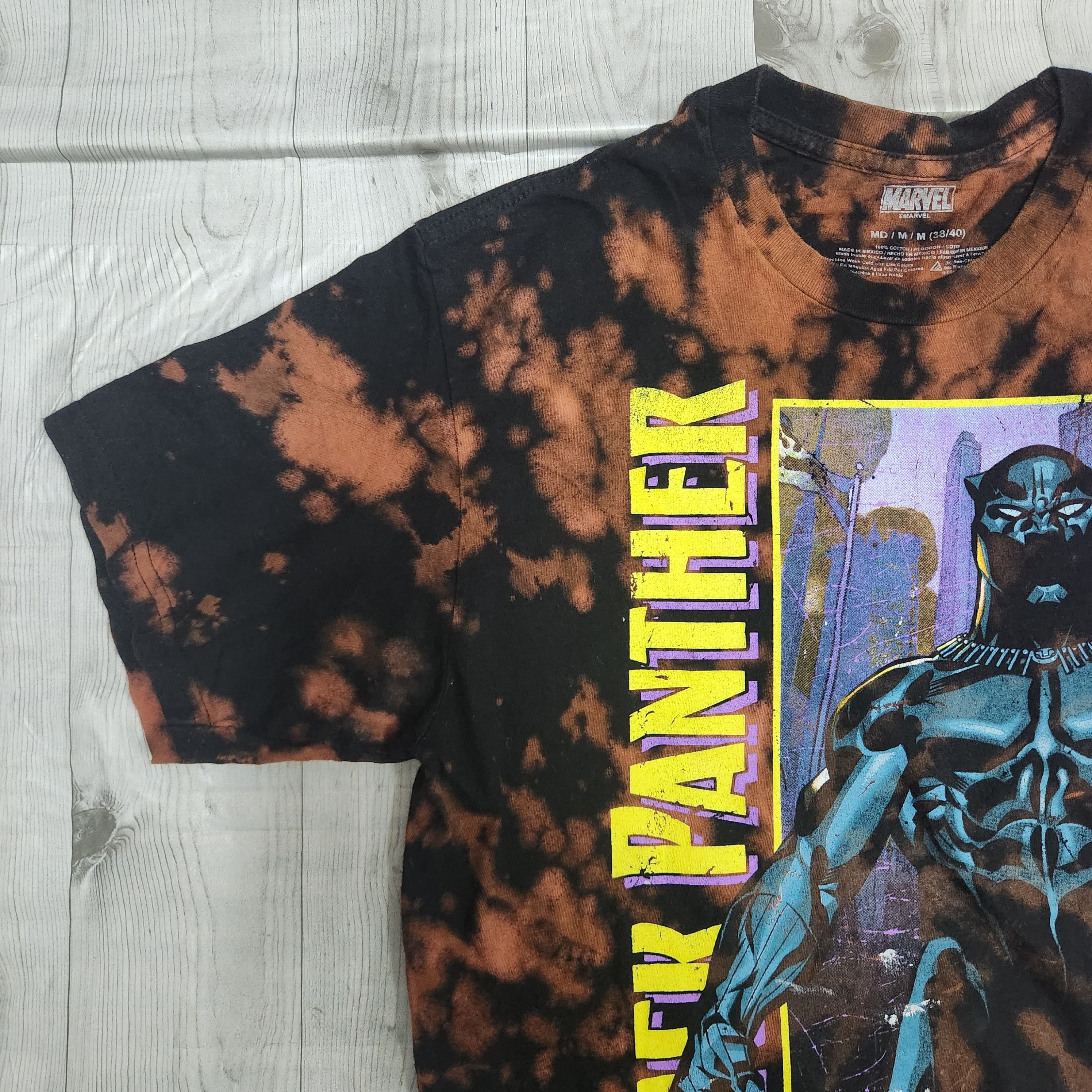 Cartoon Network × Marvel Comics Mad Engine Black Panter Marvel Comic Tye Dye Size US M / EU 48-50 / 2 - 8 Thumbnail