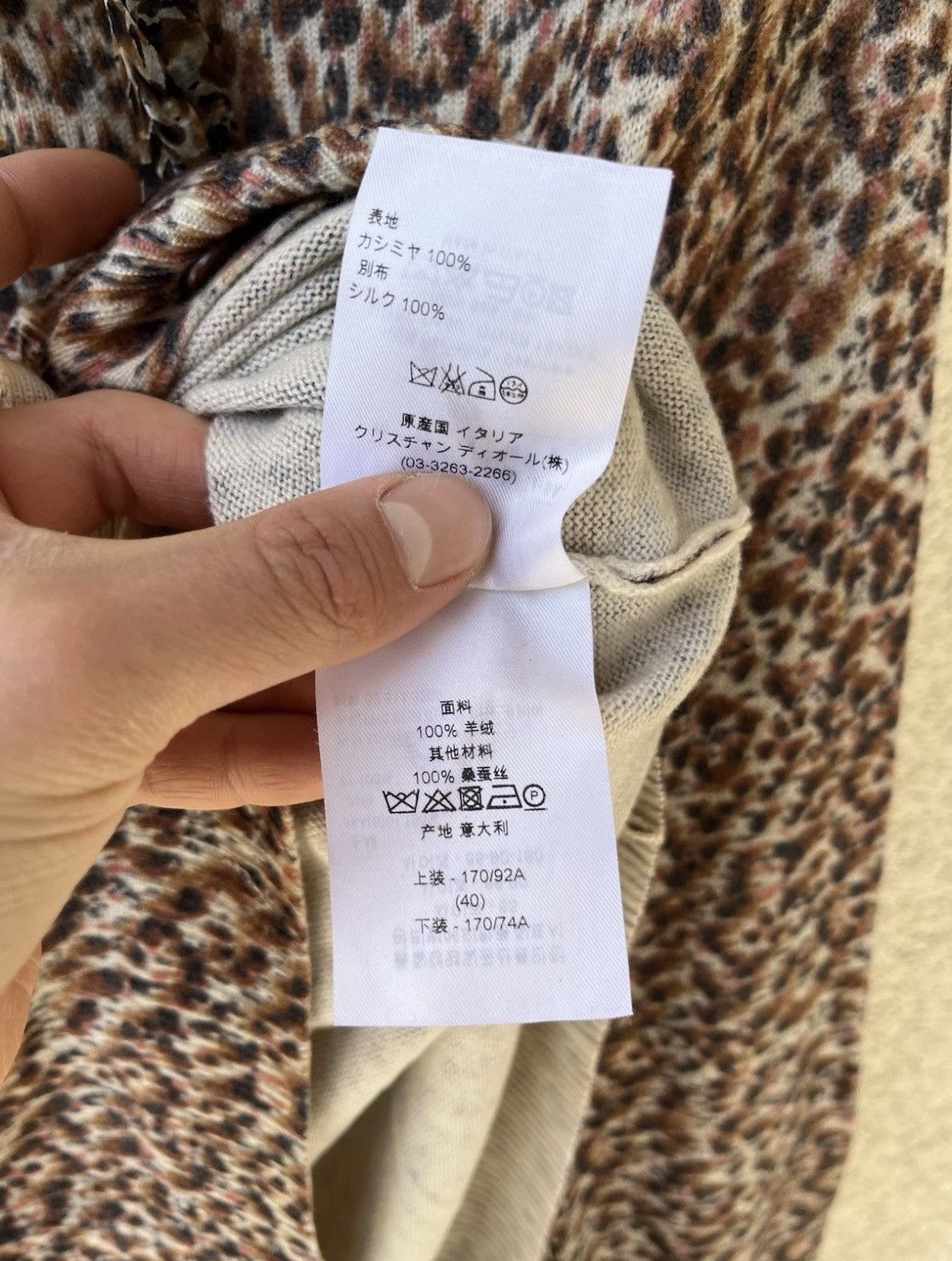 Dior Christian Dior Vintage 100% Cashmere Sweater Size 44 Size M / US 6-8 / IT 42-44 - 5 Thumbnail