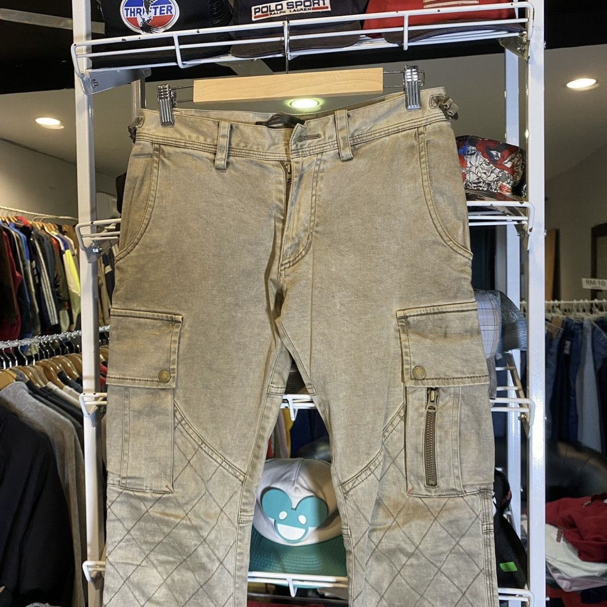 Tete Homme TETE HOMME DOUBLE KNEE CARGO PANTS Size US 29 - 3 Thumbnail