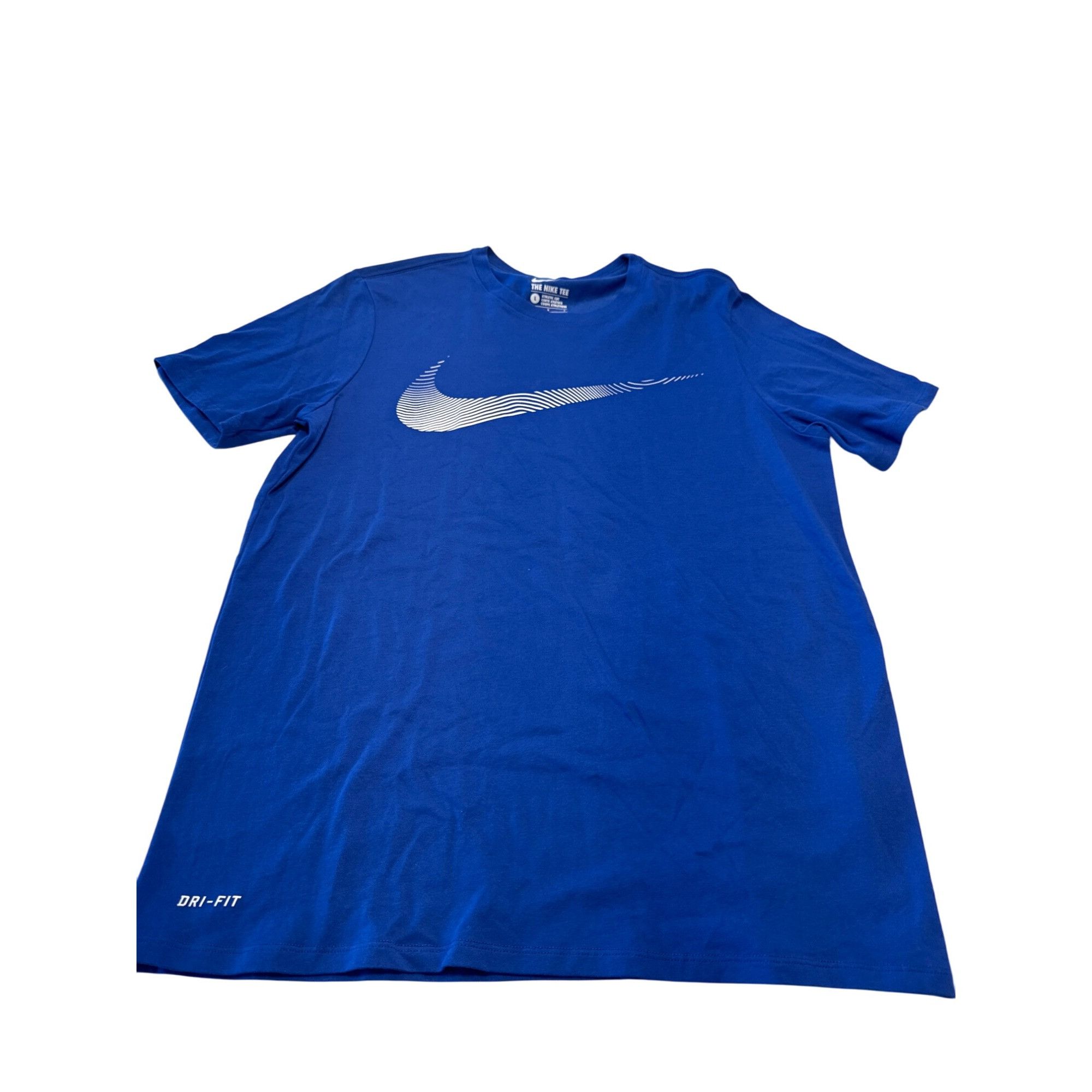 Nike Nike Mens Dri-Fit Blue Athletic fit T-Shirt Large SKU 7265 Size US L / EU 52-54 / 3 - 1 Thumbnail