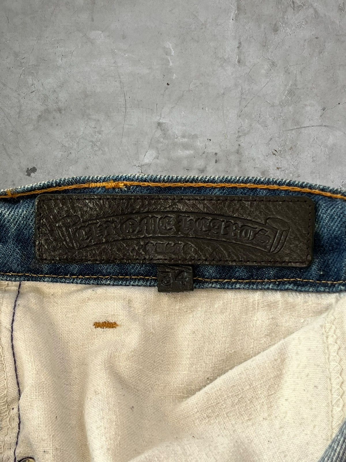 Chrome Hearts Chrome Hearts Leather Patch Jeans Size US 34 / EU 50 - 10 Thumbnail