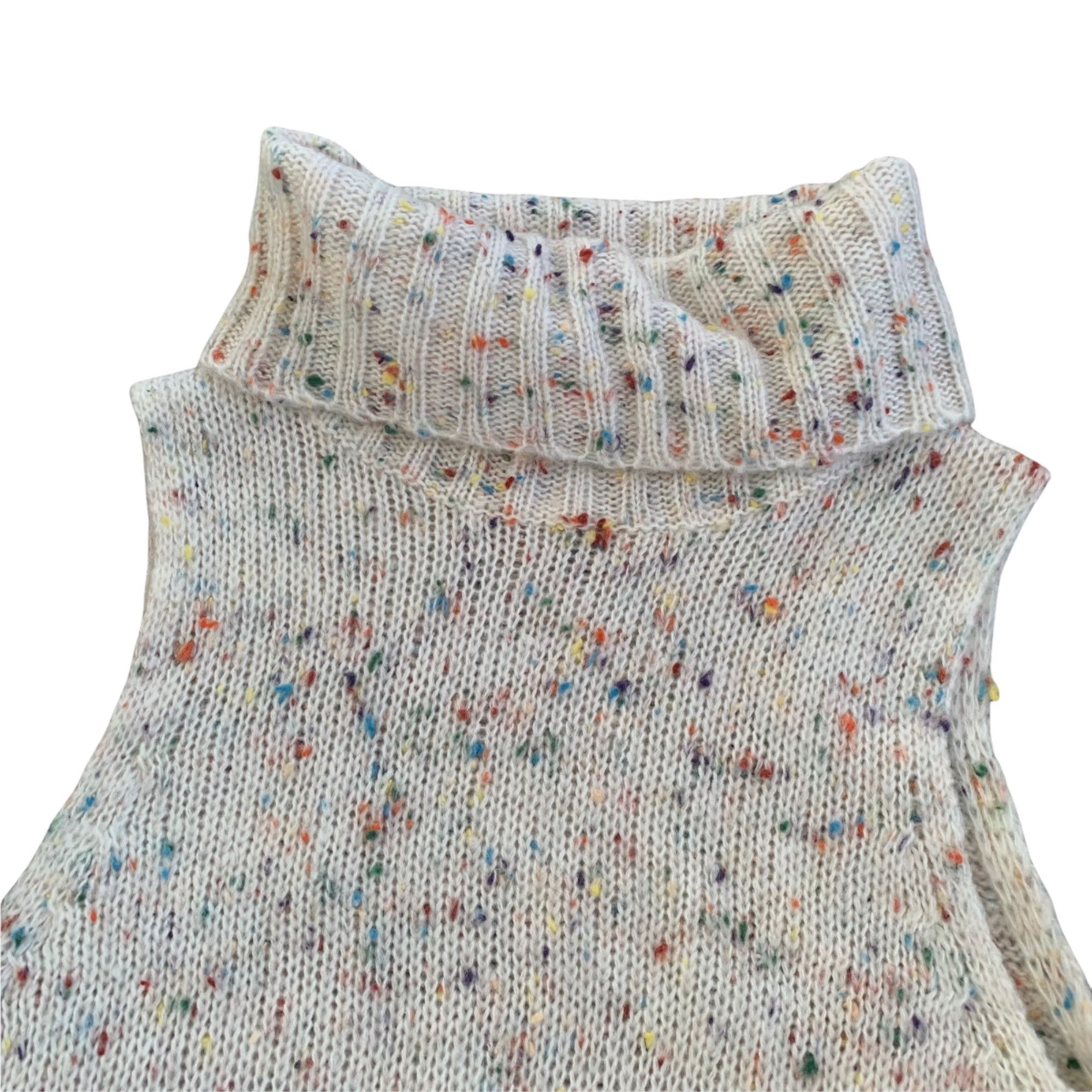 Other Loveriche Multicolor Speckled Sleeveless Turtleneck Sweater Size S / US 4 / IT 40 - 3 Thumbnail