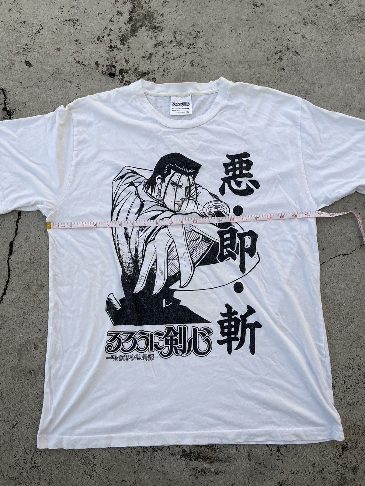 Other Vintage Samurai X T shirt Saito Hajime Kenshin Shishio Aoshi Size US XL / EU 56 / 4 - 6 Thumbnail