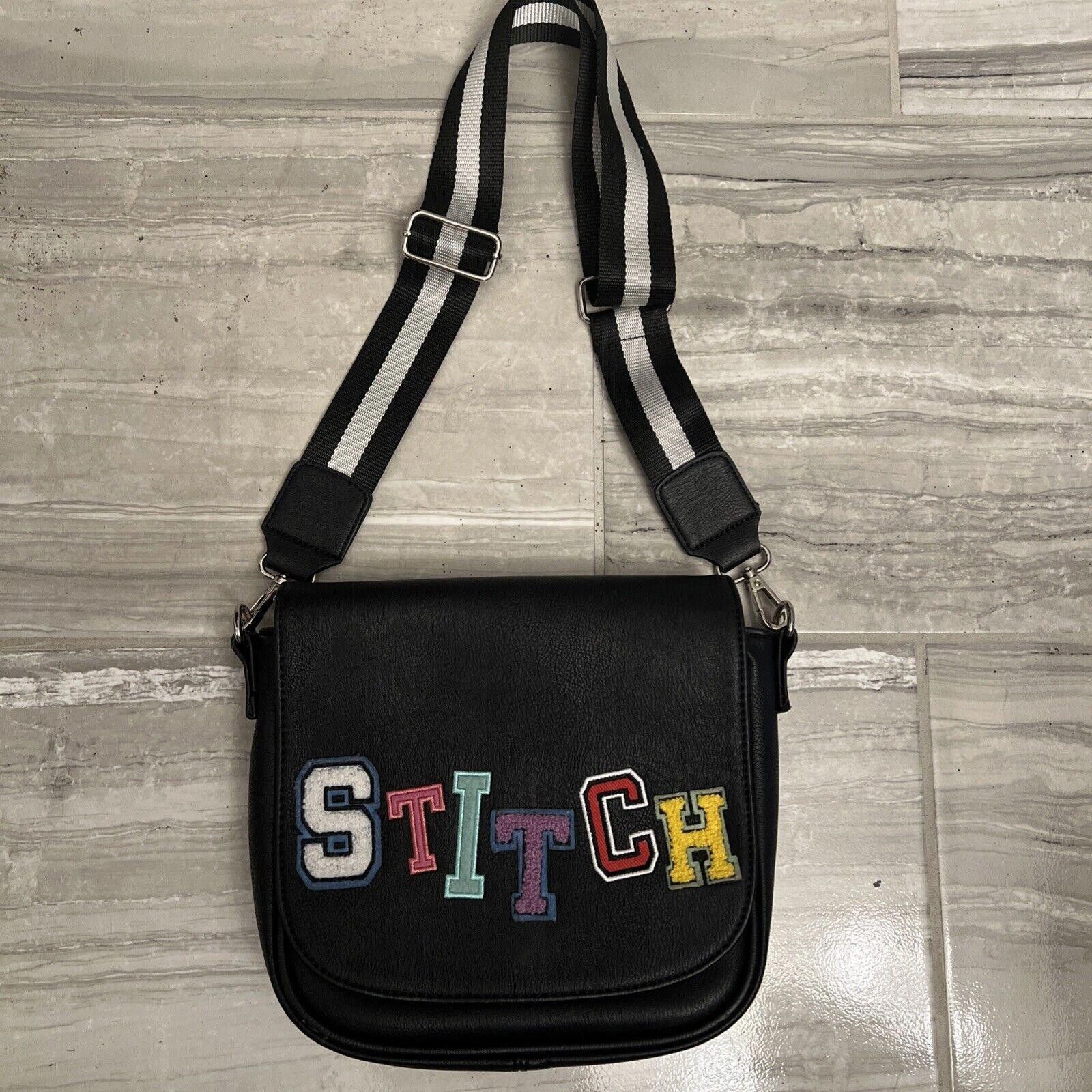 Designer Loungefly Disney Lilo & Stitch Chenille Patch Crossbody Bag Size ONE SIZE - 1 Thumbnail