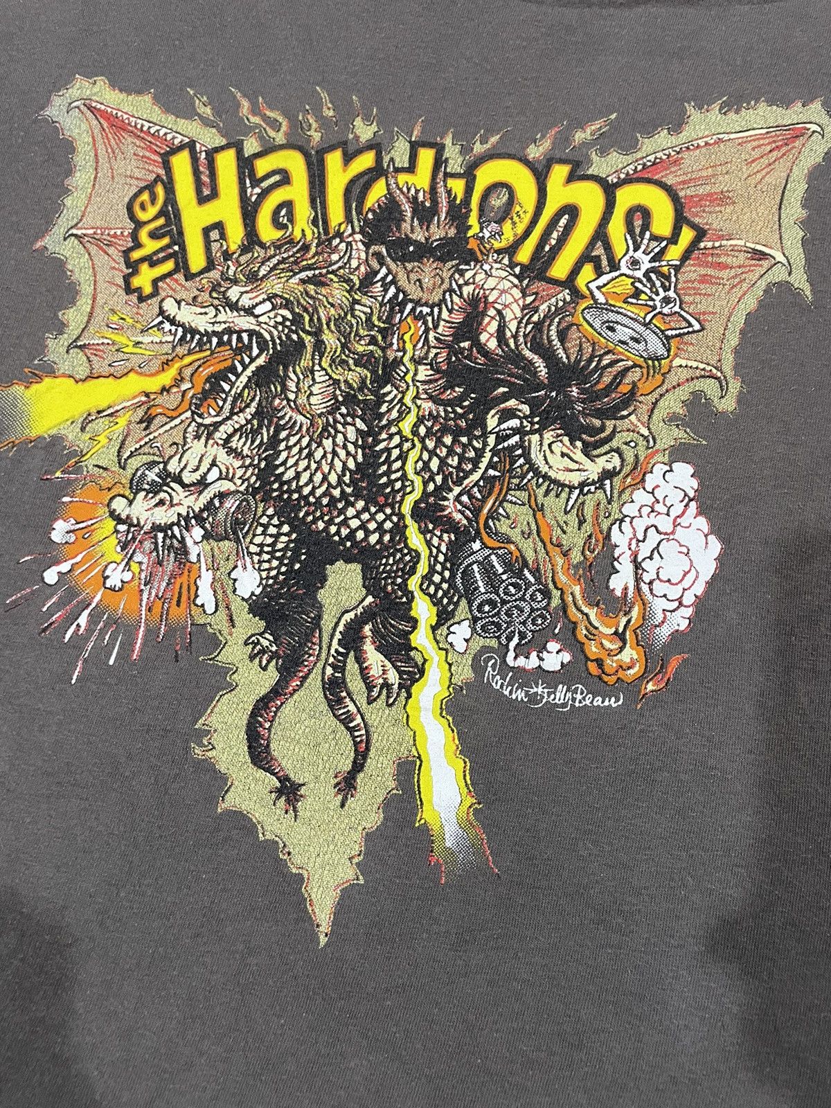 Band Tees Hard Ons! Distressed Band Tee Size US M / EU 48-50 / 2 - 9 Thumbnail
