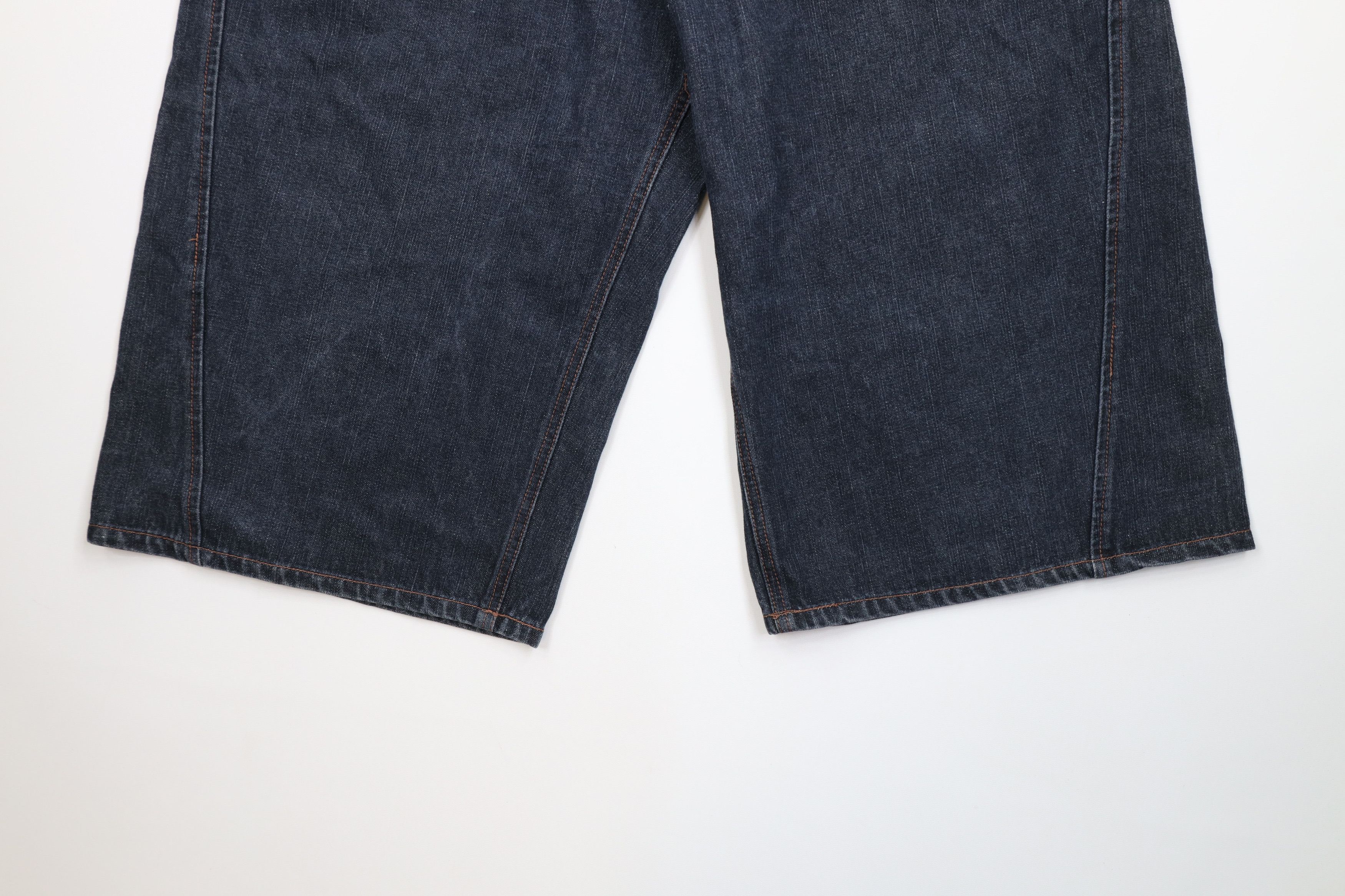 Rocawear Vintage 90s Y2K Rocawear Loose Fit Denim Jean Shorts Blue Size US 38 / EU 54 - 4 Thumbnail