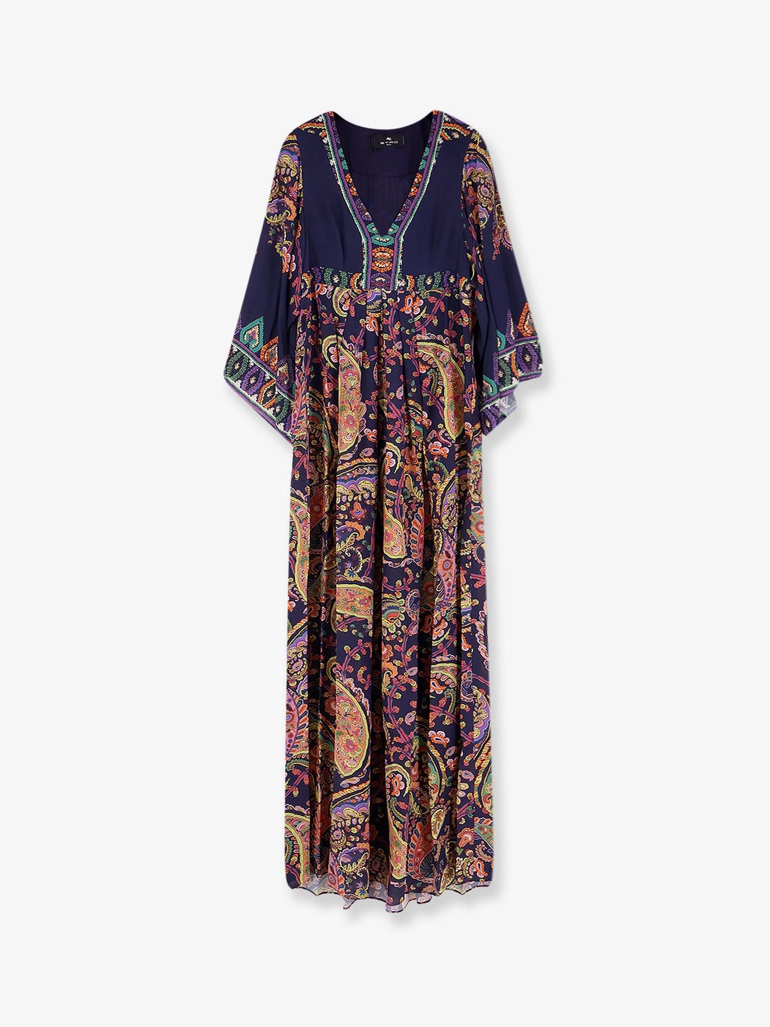 Etro Multicolor Viscose Long Dress Size M / US 6-8 / IT 42-44 - 1 Thumbnail