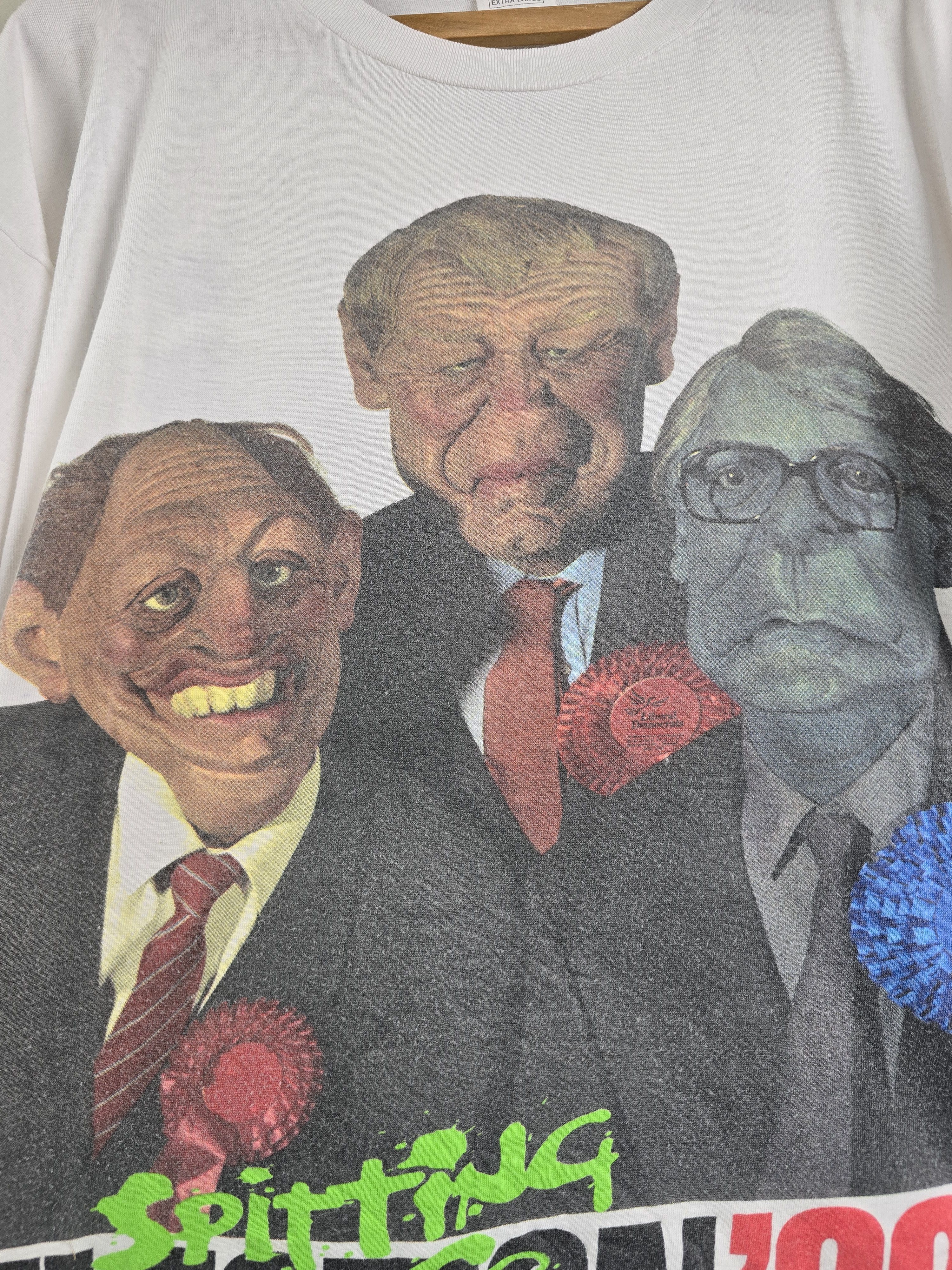 Band Tees × Vintage 1992 Spitting Image Don't blame me Elections Trump Biden Size US XL / EU 56 / 4 - 4 Thumbnail