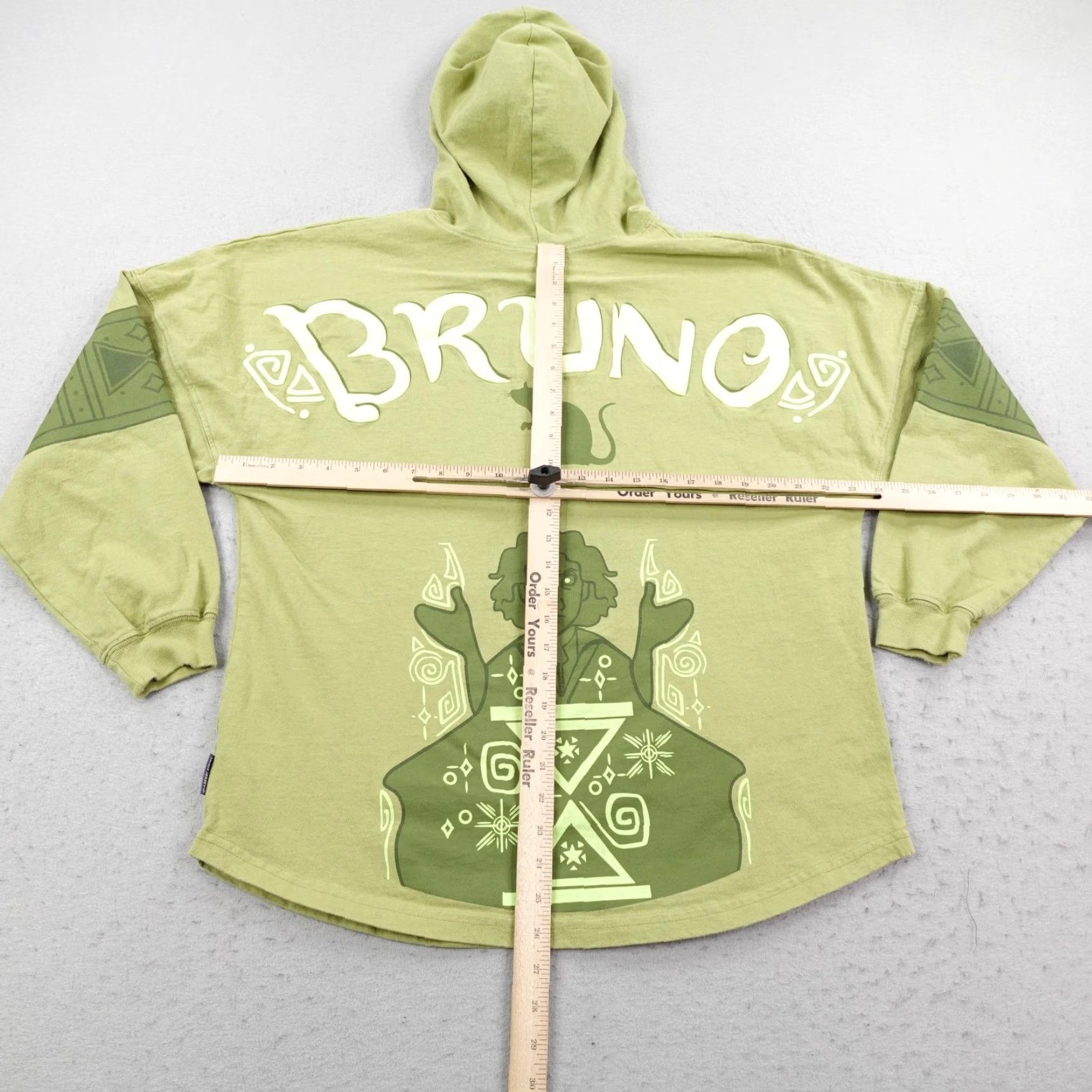 Disney Disney Hoodie M Encanto Bruno Spirit Jersey Hooded Shirt Green Pullover Mens Size US M / EU 48-50 / 2 - 6 Thumbnail