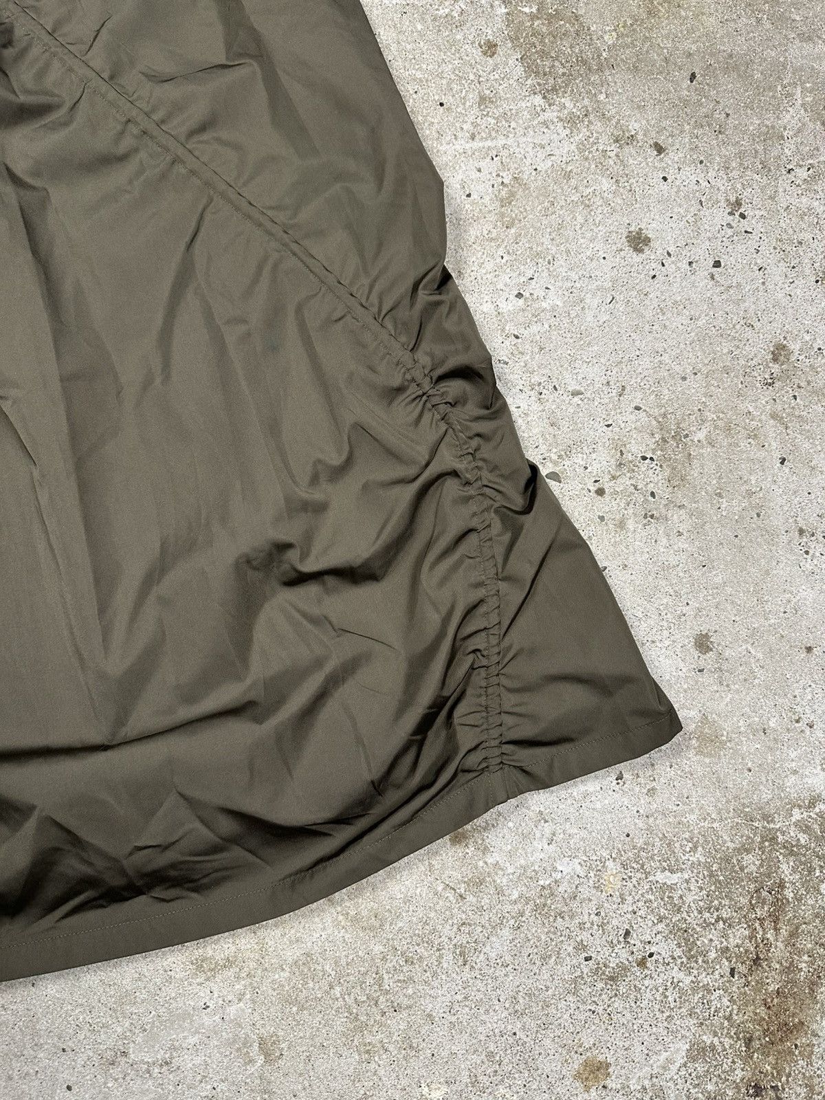 Jil Sander Vintage 2000s Jil Sander Green Khaki Drawstring Skirt Size 25" / US 0 / IT 36 - 4 Thumbnail