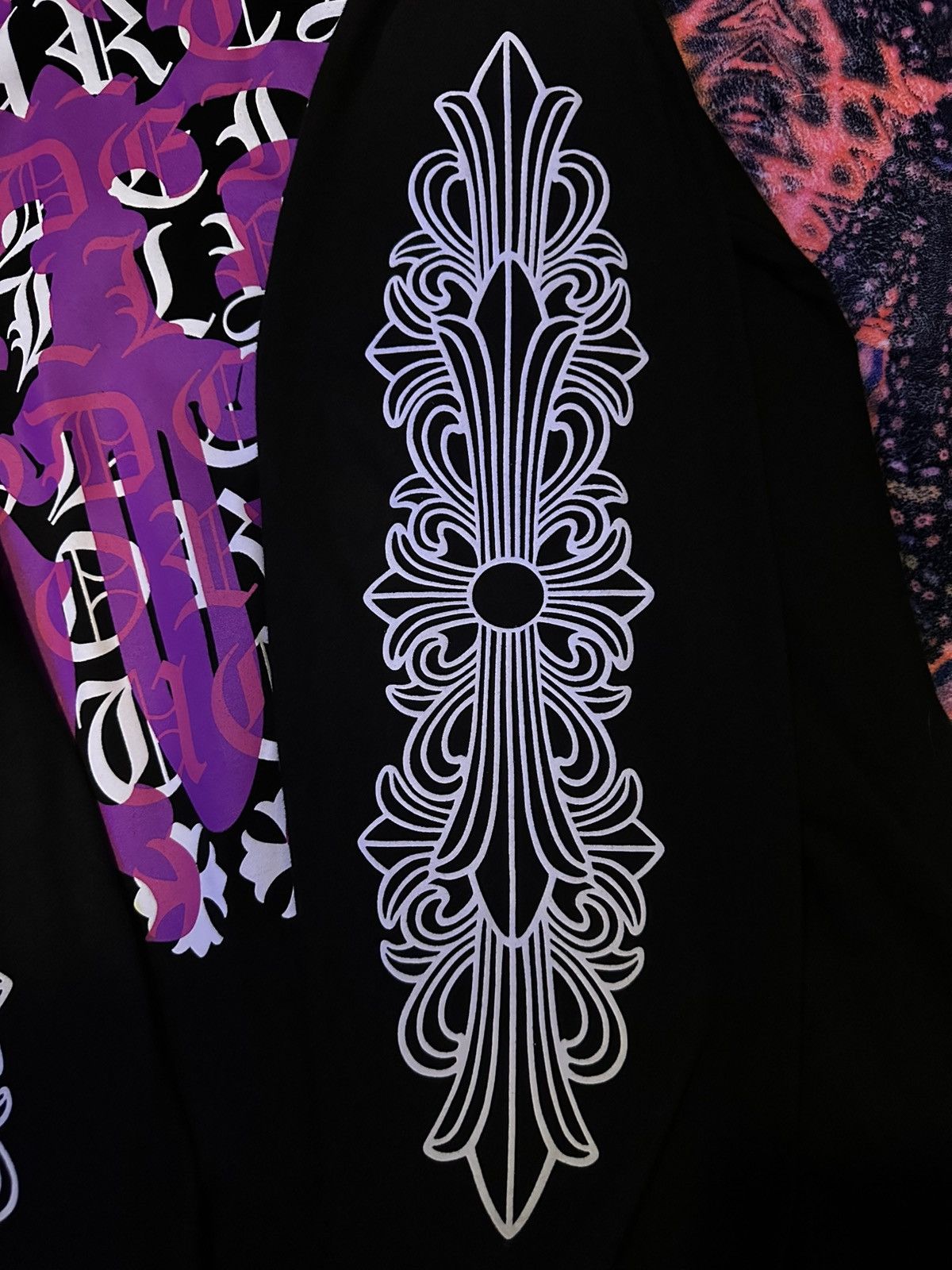 Chrome Hearts Chrome Hearts Purple Dagger Long Sleeve XXL Size US XXL / EU 58 / 5 - 5 Thumbnail