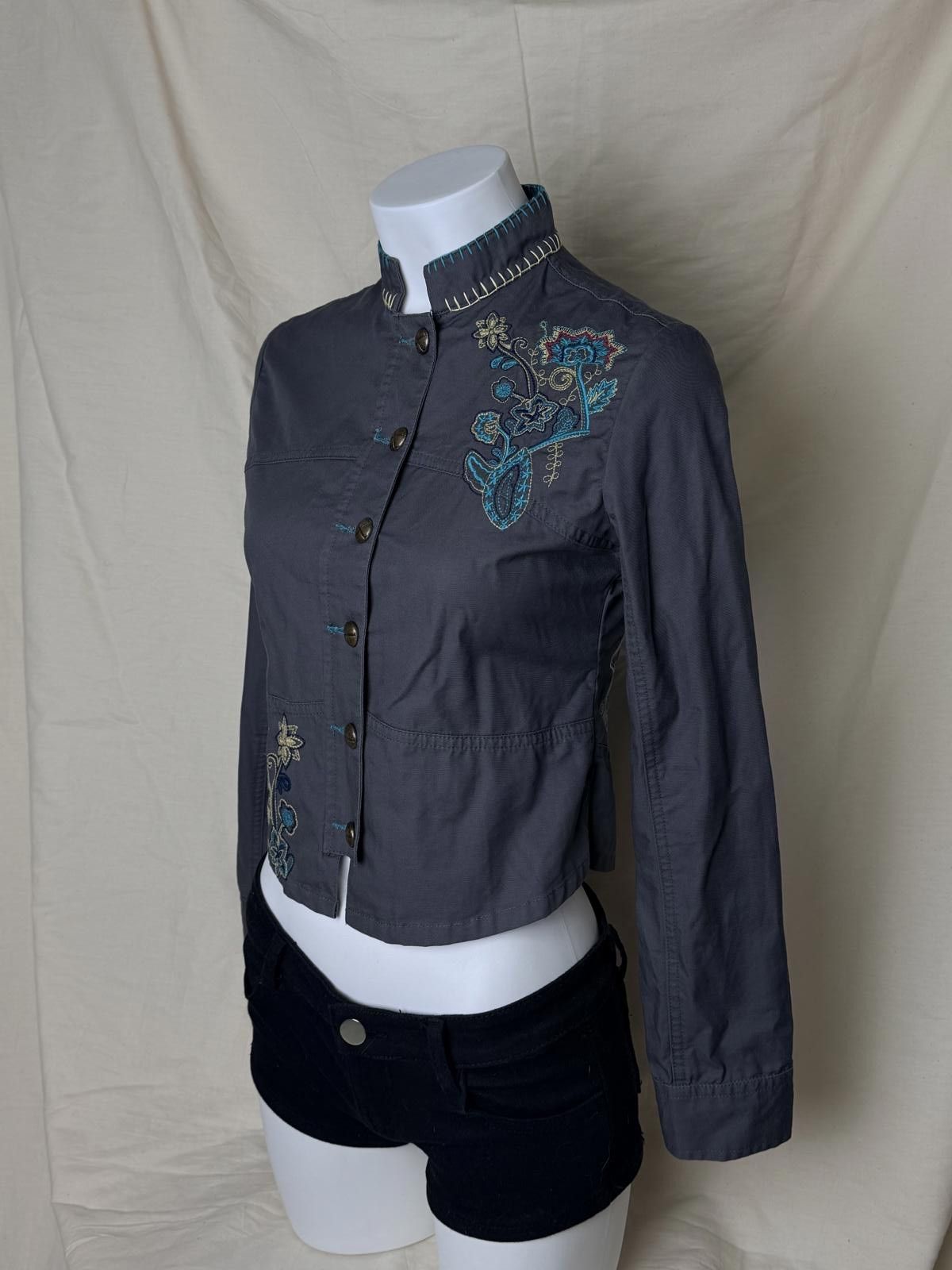 Japanese Brand Deadstock vintage one-of-a-kind embroidered shacket Size S / US 4 / IT 40 - 1 Thumbnail